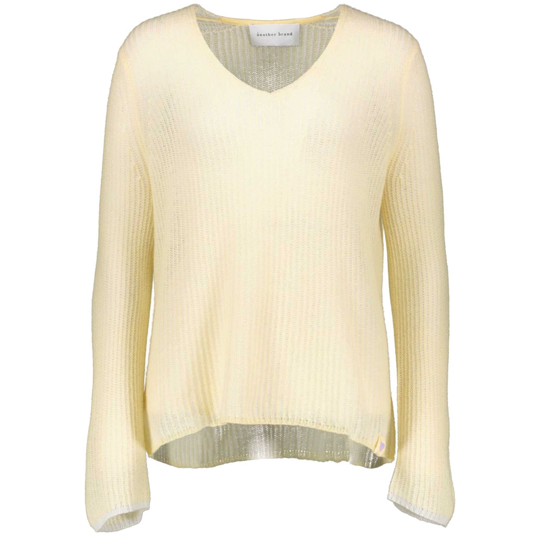 Another Brand Kaschmir Strickpullover "Stitch Bicolor" Narciso
