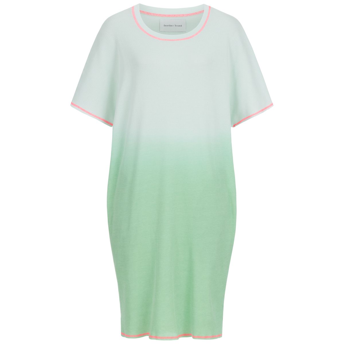 another brand Damen Kleid Dip Dye Neptune Green