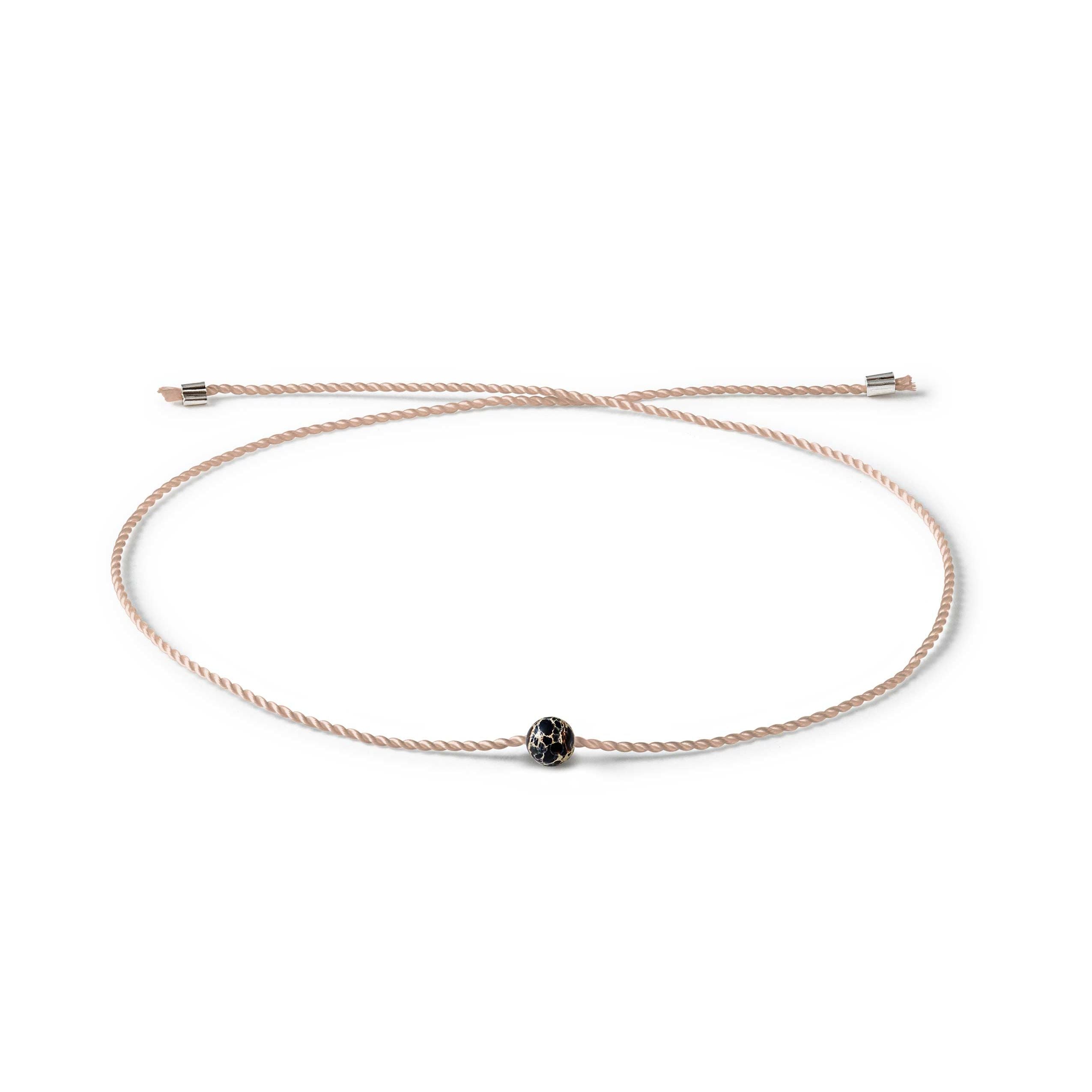 Seelenband Armband "Wachsendes Wunschband" Kaiser Jaspis Rosa