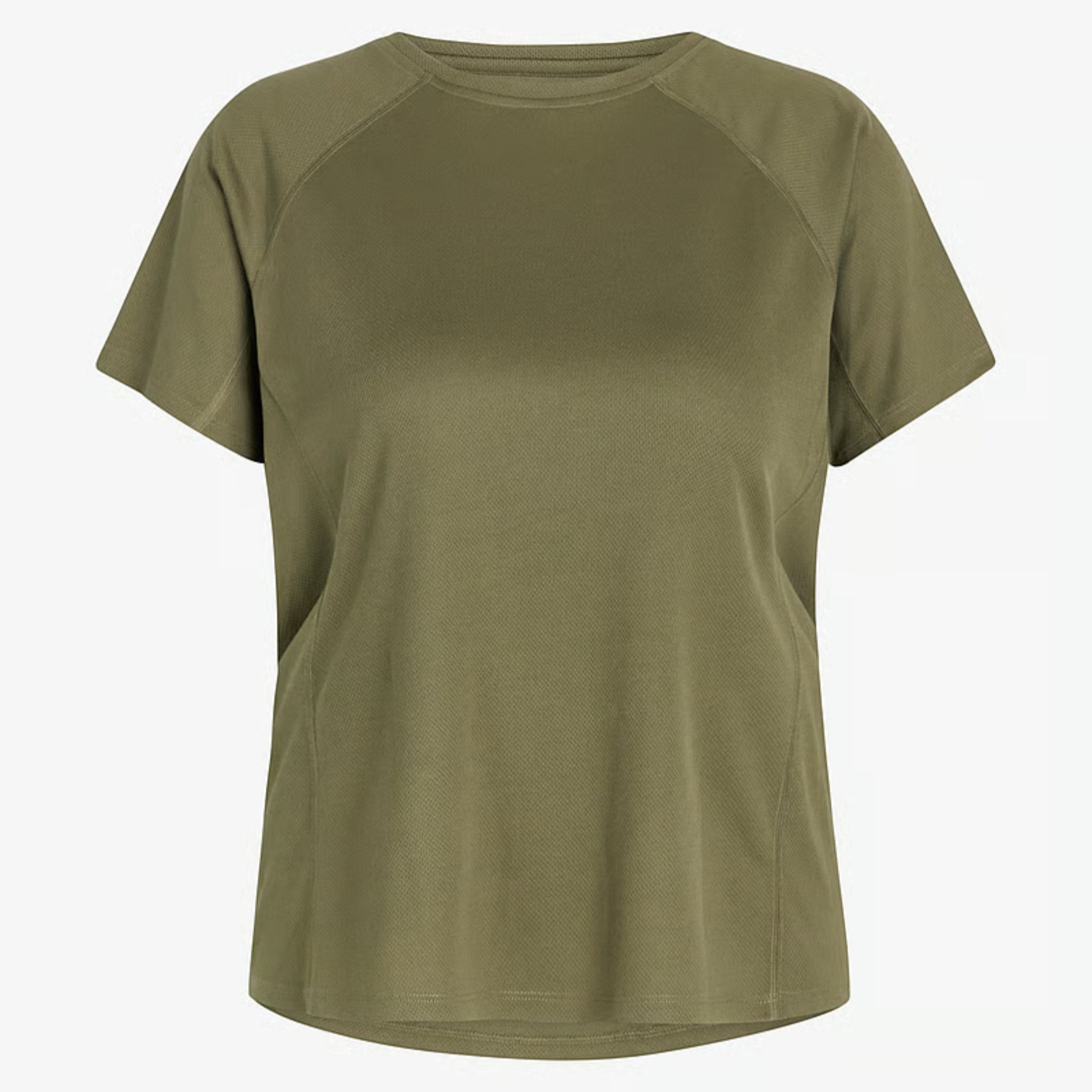 ZEBDIA Women Sports T-Shirt Army