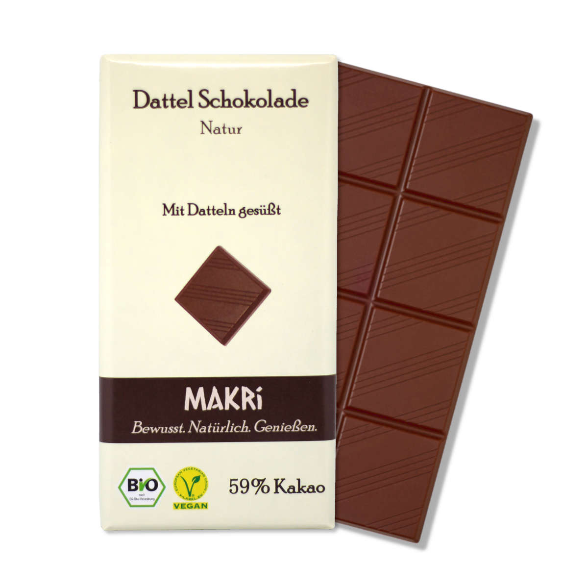 Makri Dattelschokolade Natur