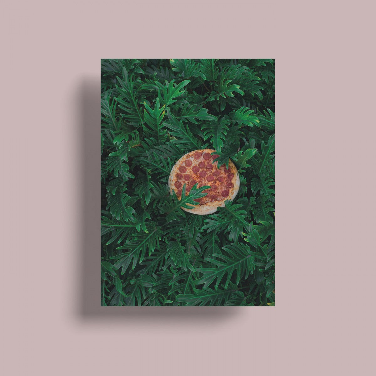Selekkt Postkarte "Pizza In The Wild"
