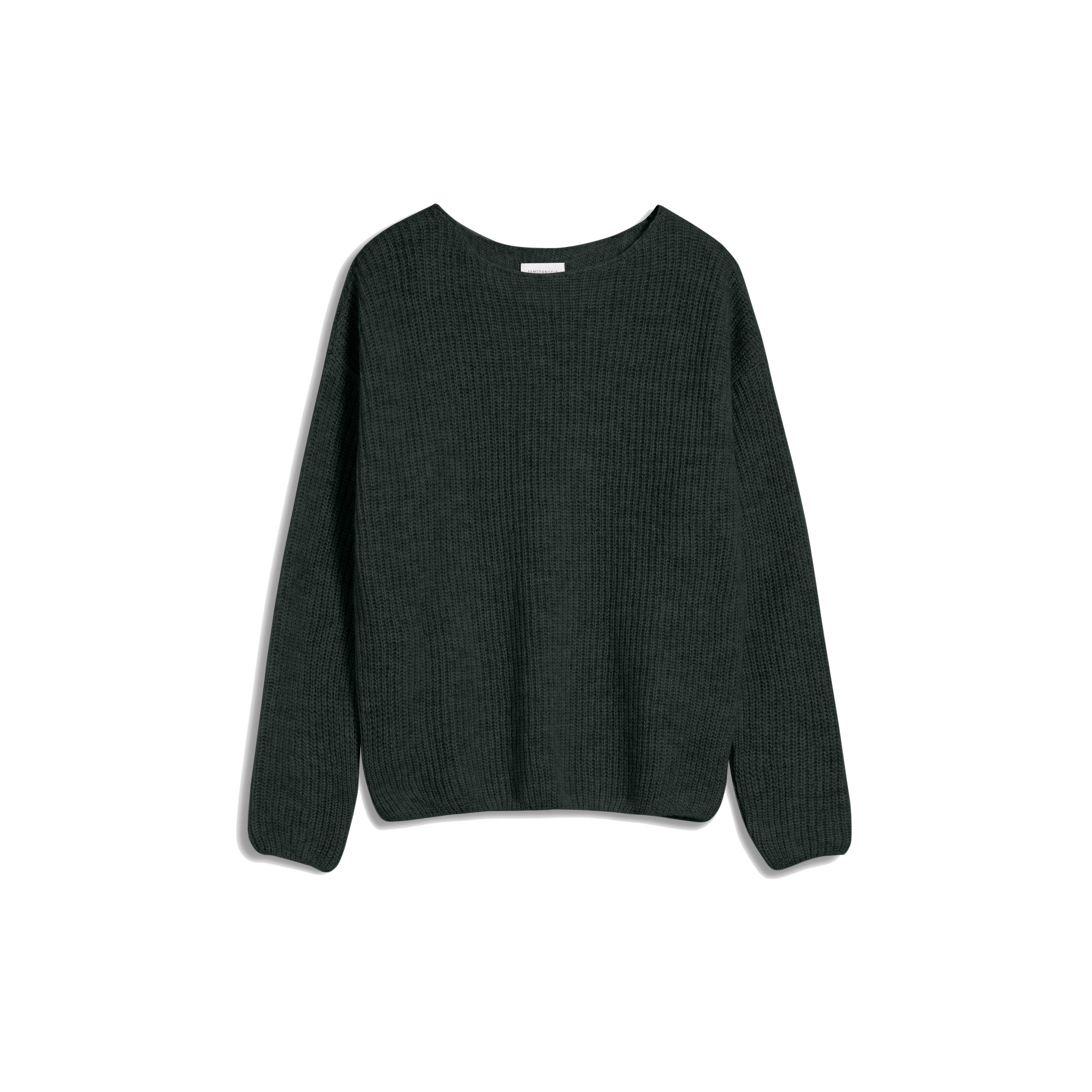 ARMEDANGELS Strick Pullover Loose Fit "SIAANA" - dark scarab