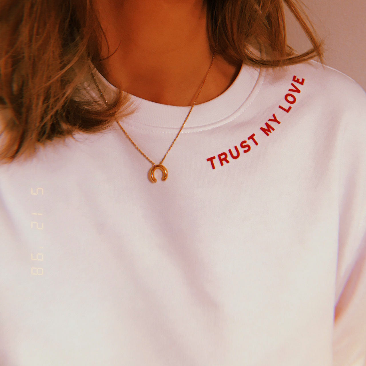 hey soho Sweater "Trust my love"