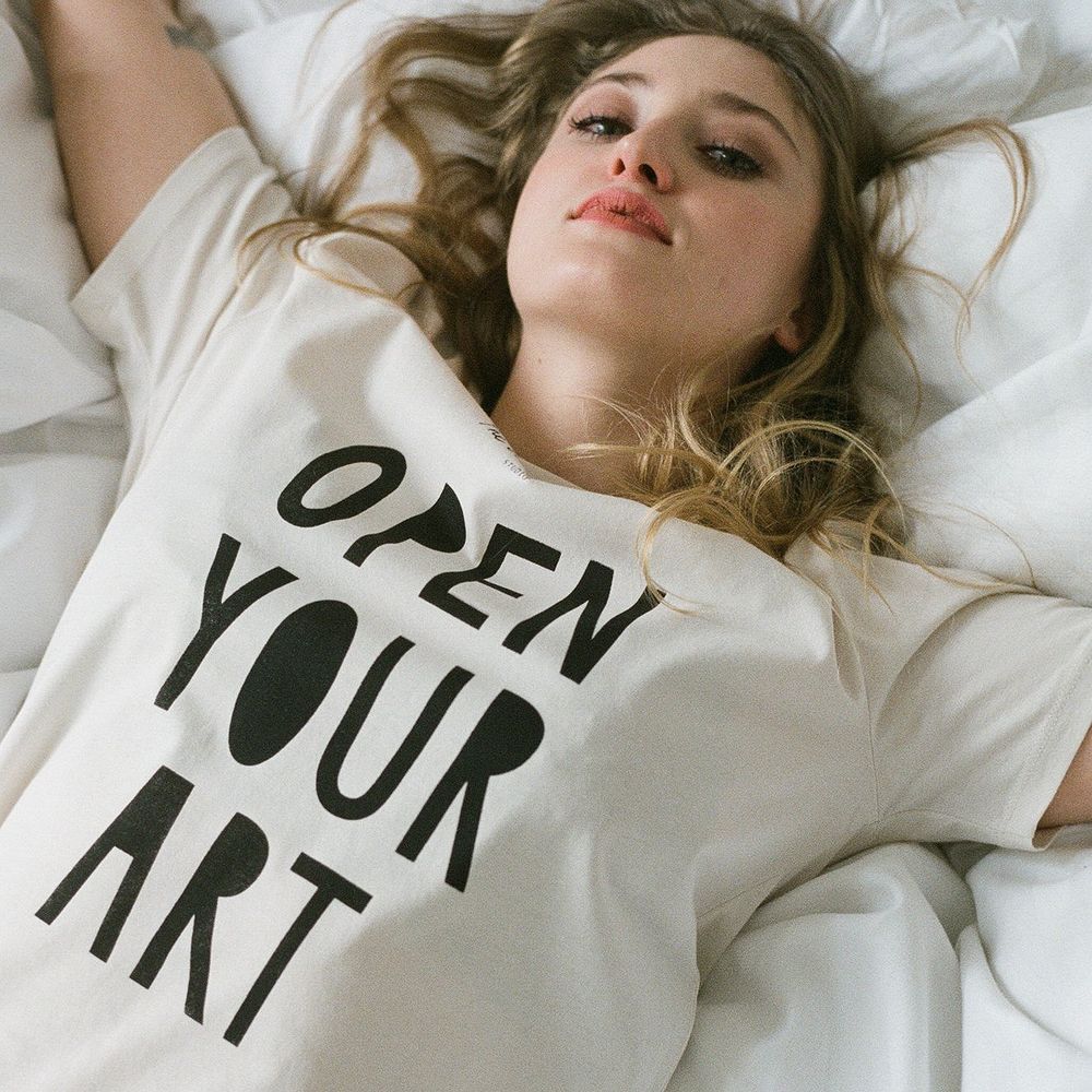 The colorful crew "Open Your Art" T-Shirt