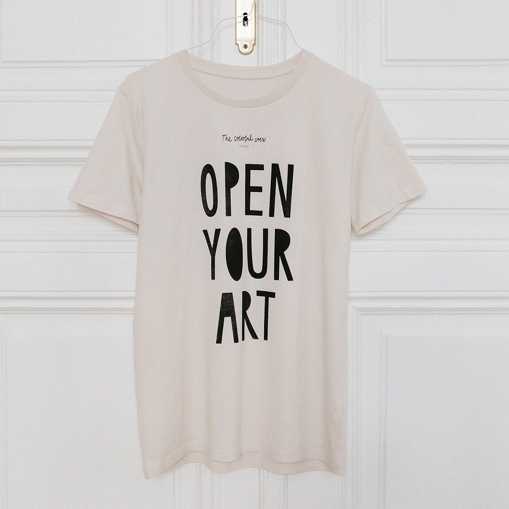 The colorful crew "Open Your Art" T-Shirt