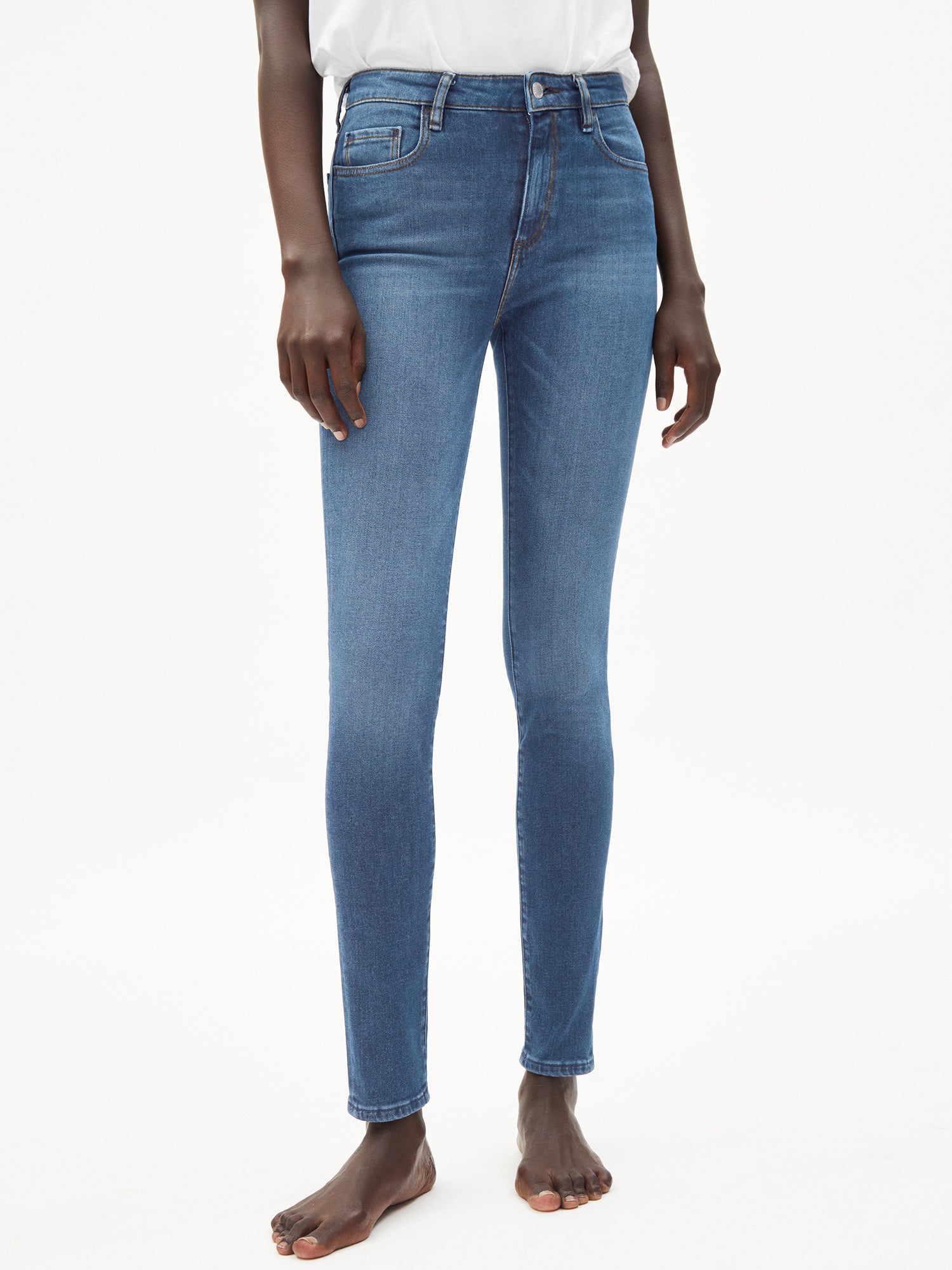 ARMEDANGELS Skinny Fit Mid Waist Jeans "TILLAA CIRCULAR" - shade