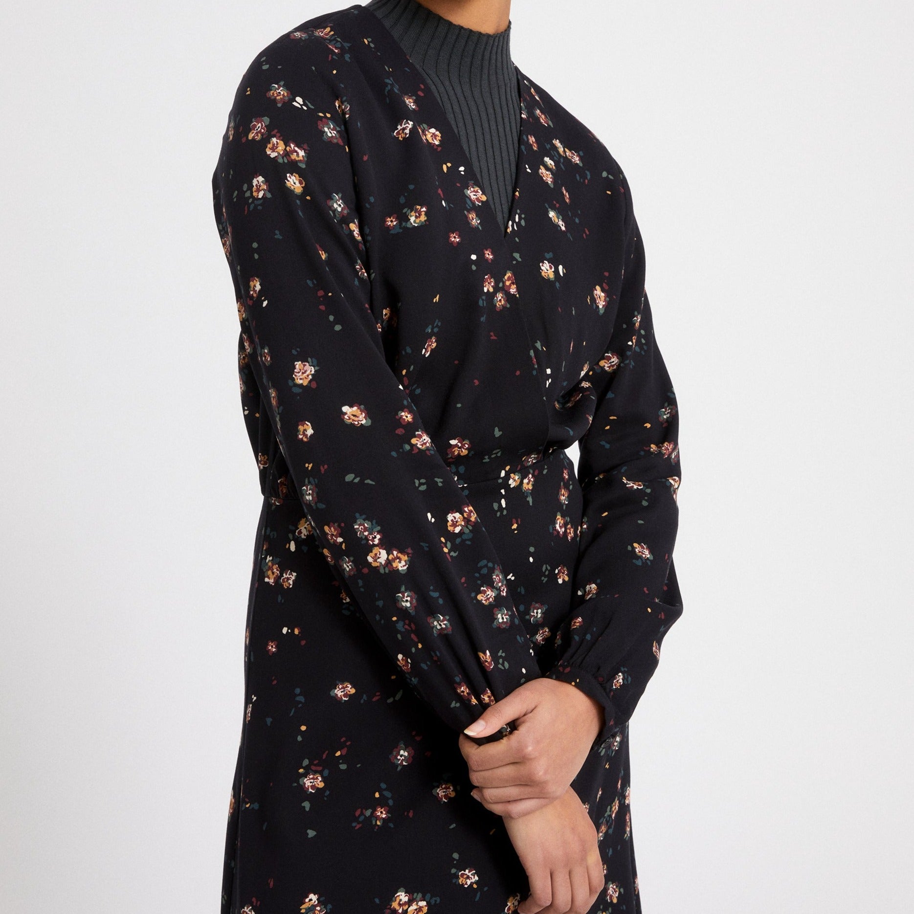 ARMEDANGELS Kleid "ALEIXAA WILD BLOSSOM" - black