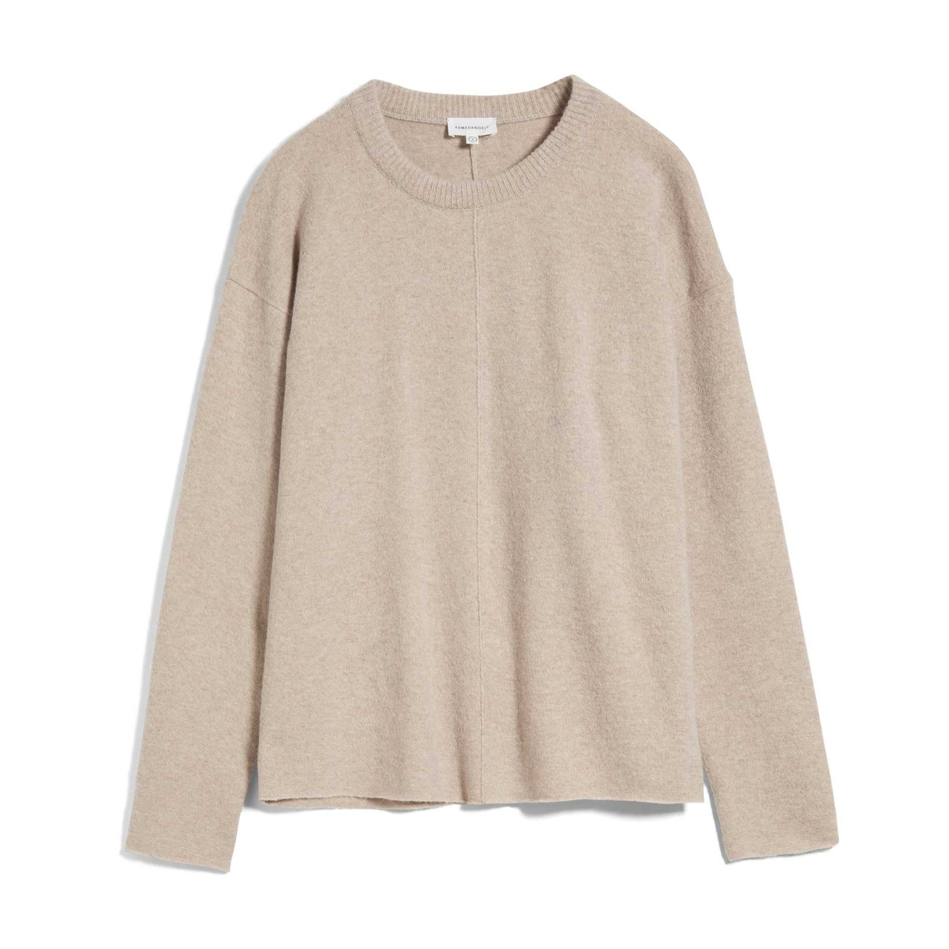 ARMEDANGELS Pullover "DARIAA RECYCLED WOOL" - dark caramel melange