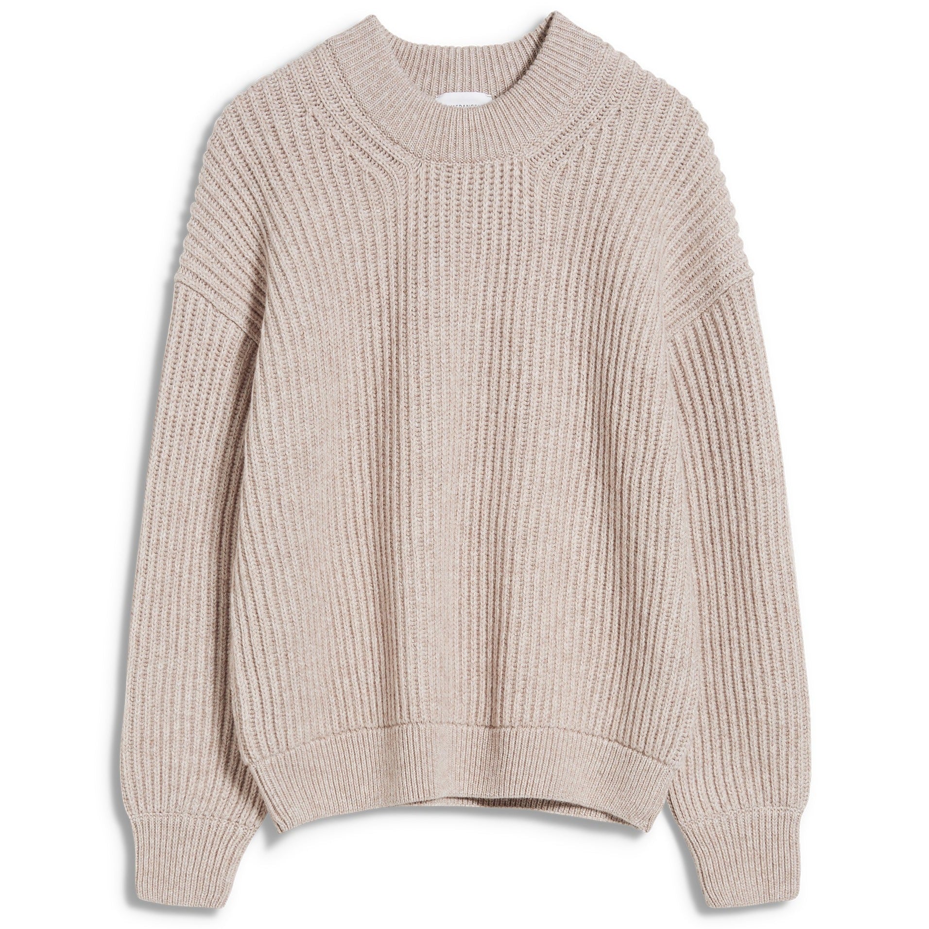 ARMEDANGELS Pullover "HILARIAA SOFT" - light desert melange