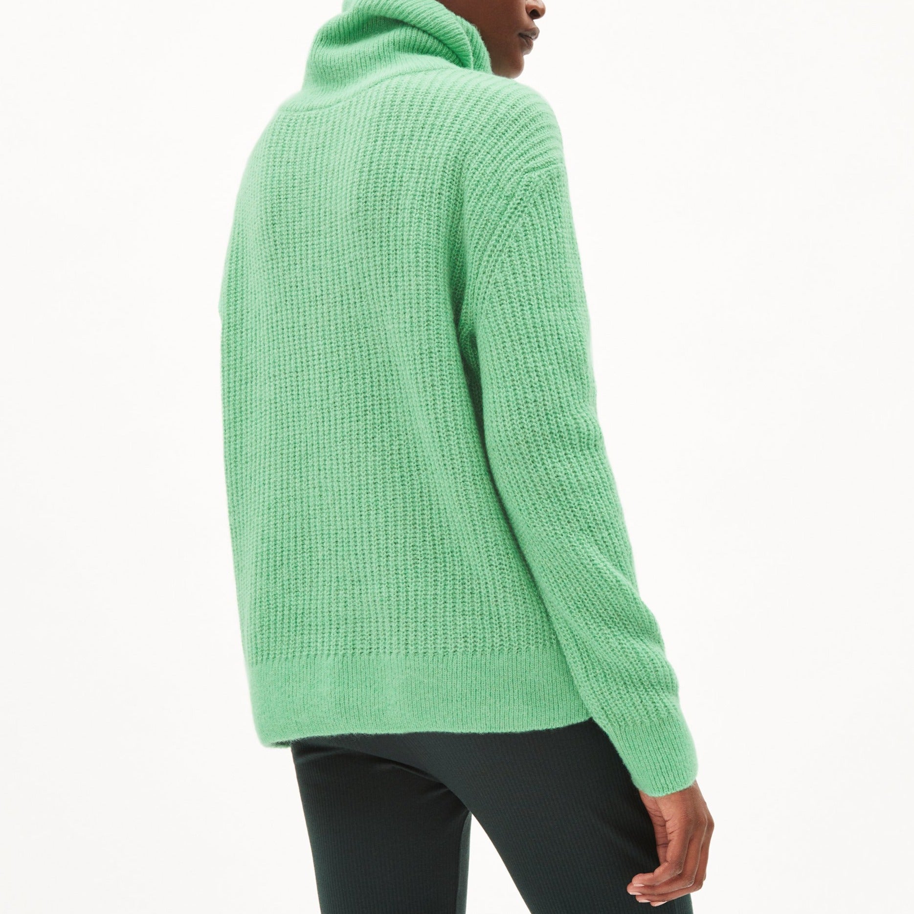 ARMEDANGELS Strick Pullover Loose Fit "ILSIAA" - apple neon