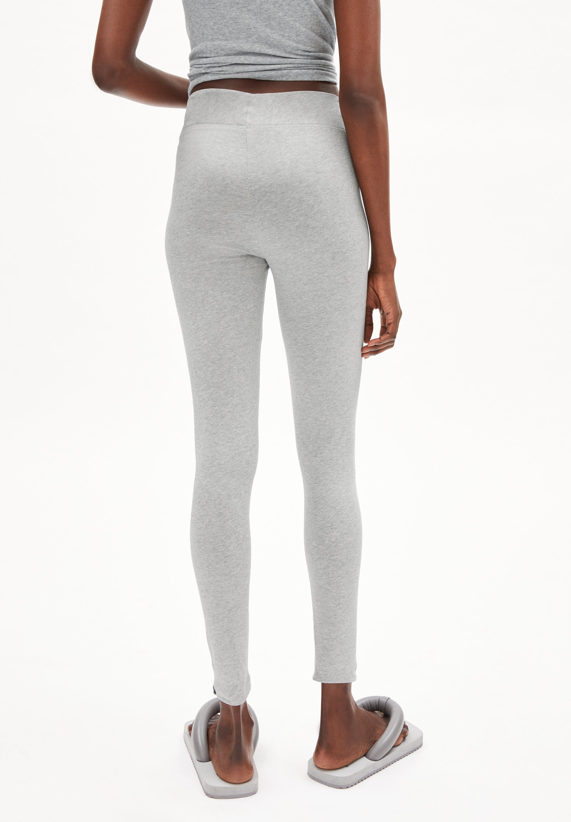 ARMEDANGELS Leggings "FARIBAA LOGO" - grey melange