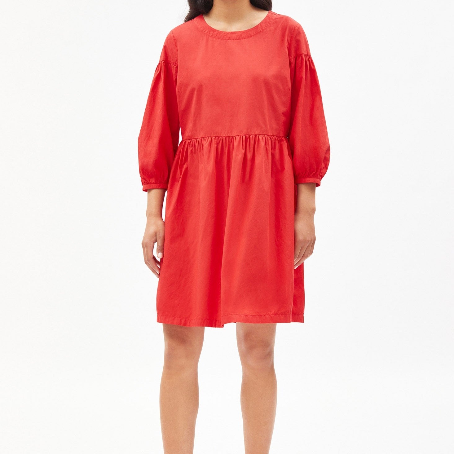 ARMEDANGELS Webkleid "IOANAA" - dark poppy
