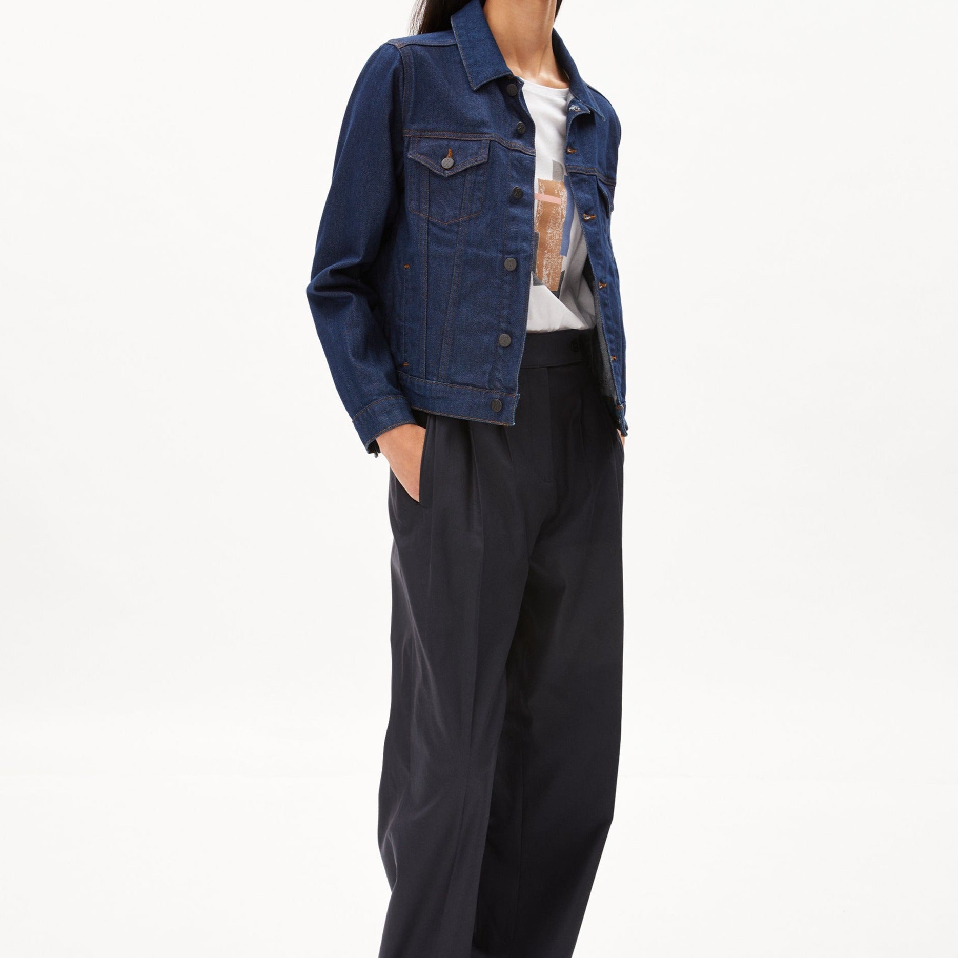 ARMEDANGELS Jeansjacke "VELITAA" - used wash