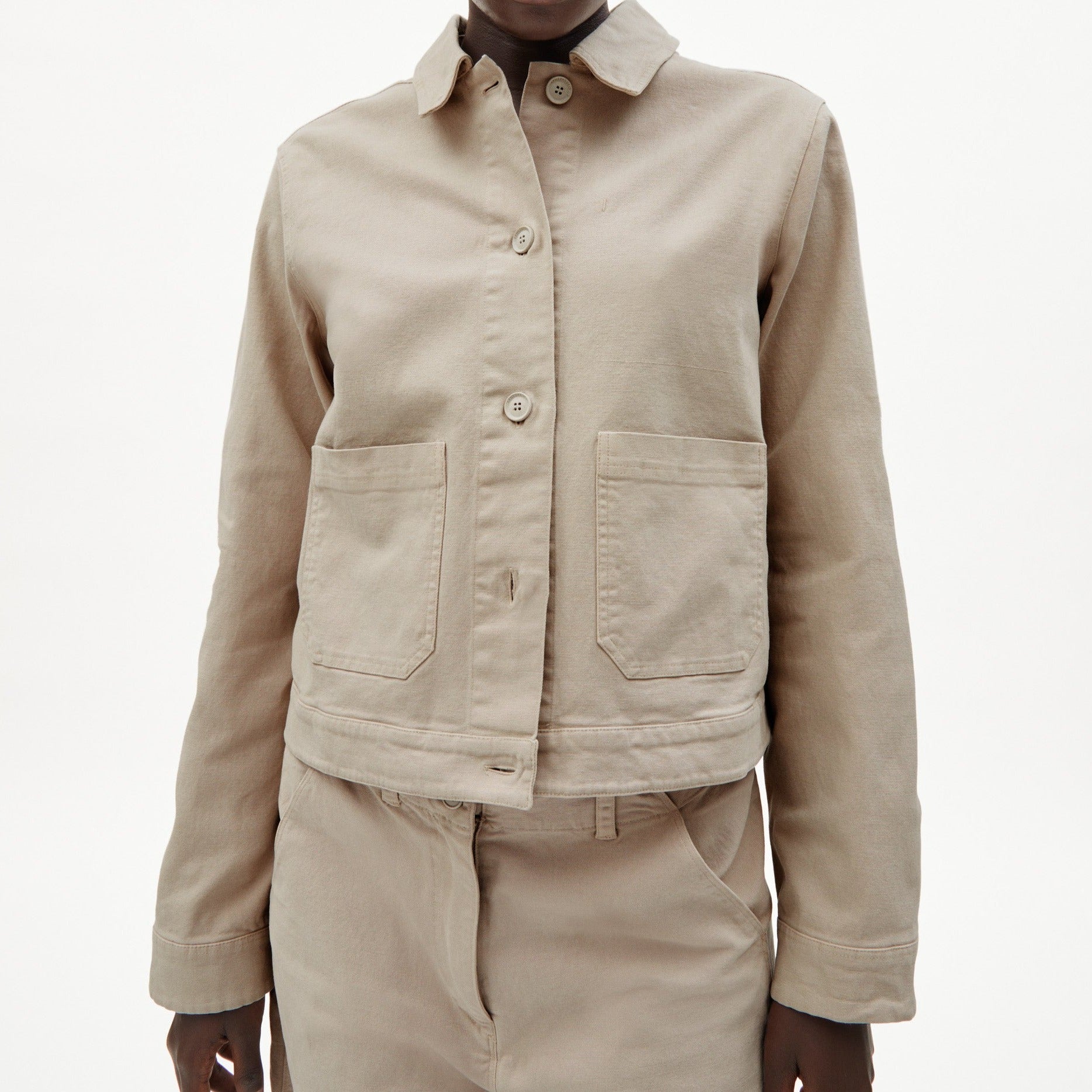 ARMEDANGELS Jacke "NELMAA CANVAS" - light desert