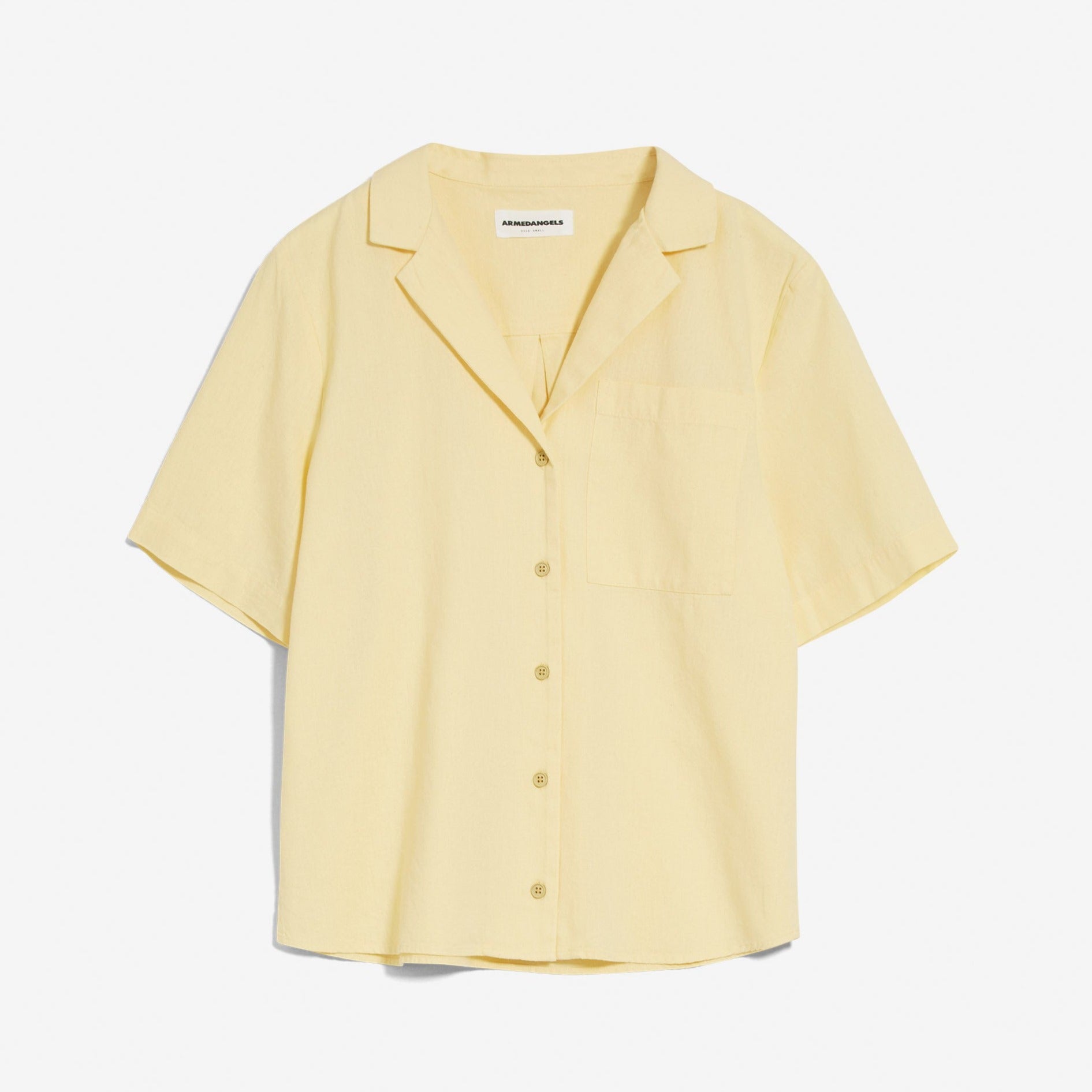 ARMEDANGELS Bluse "CAMELIAA LINO" - straw