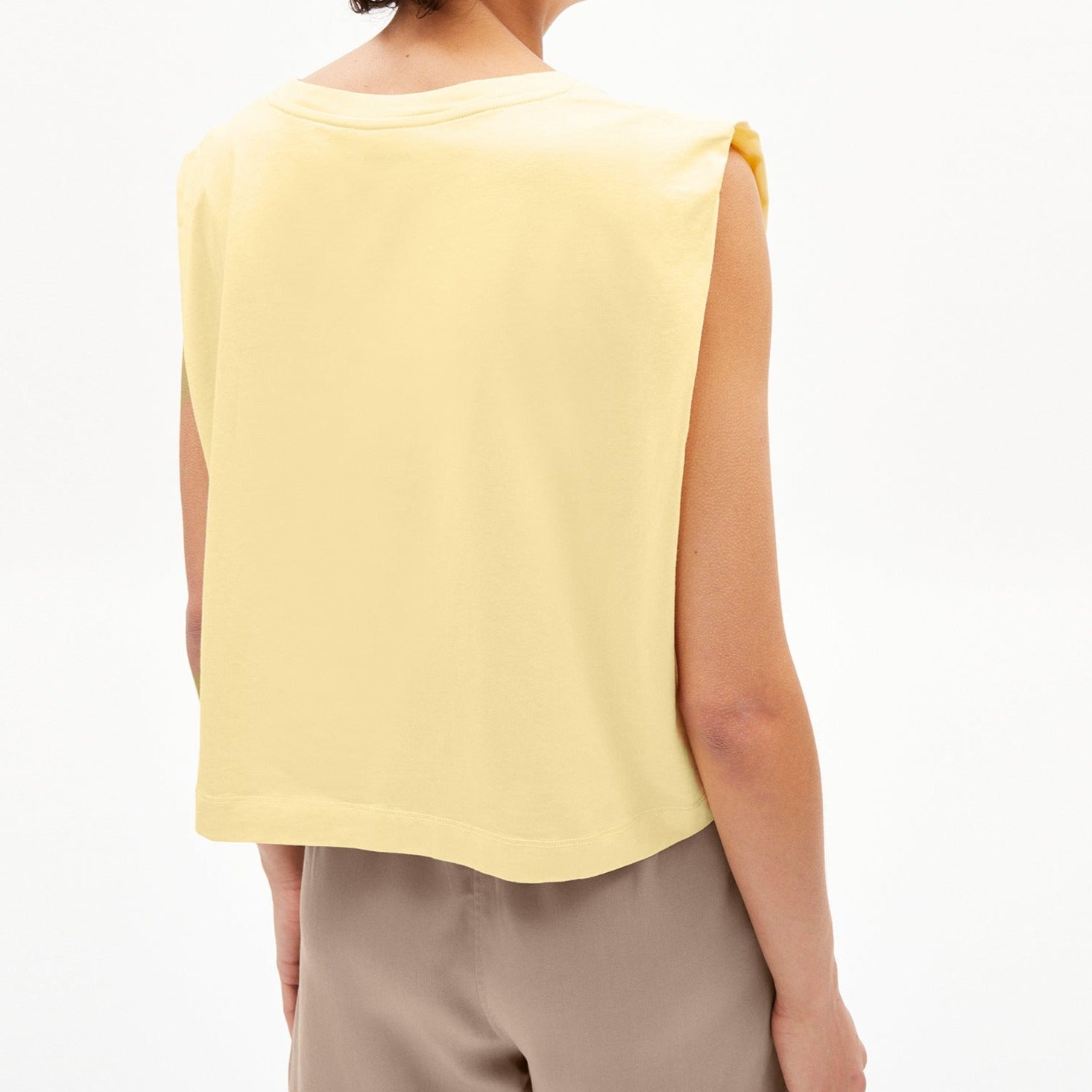 ARMEDANGELS Top "MAADIA" - straw