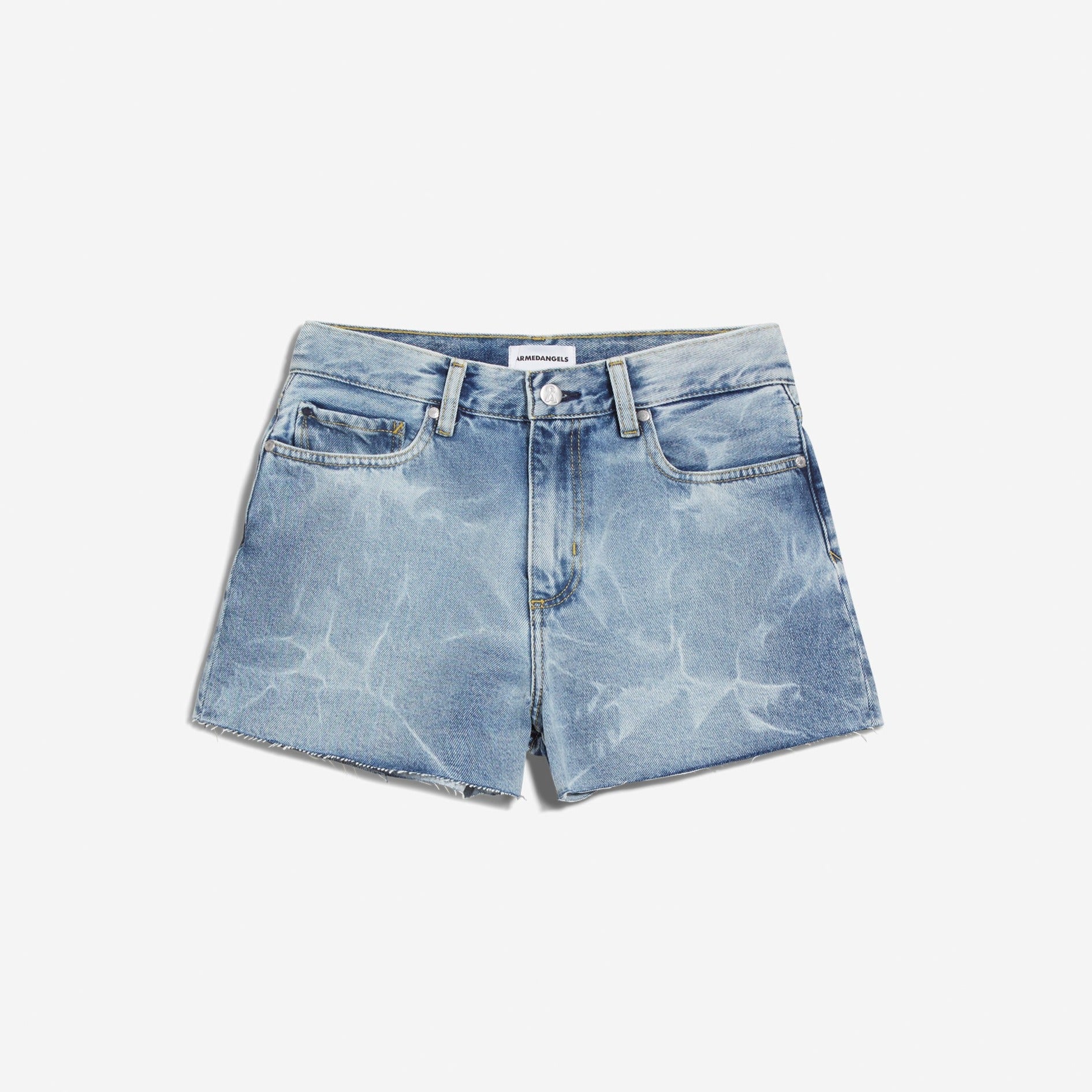 ARMEDANGELS Jeansshorts "MALEAA BATIK" - tie dye wash denim blue 34