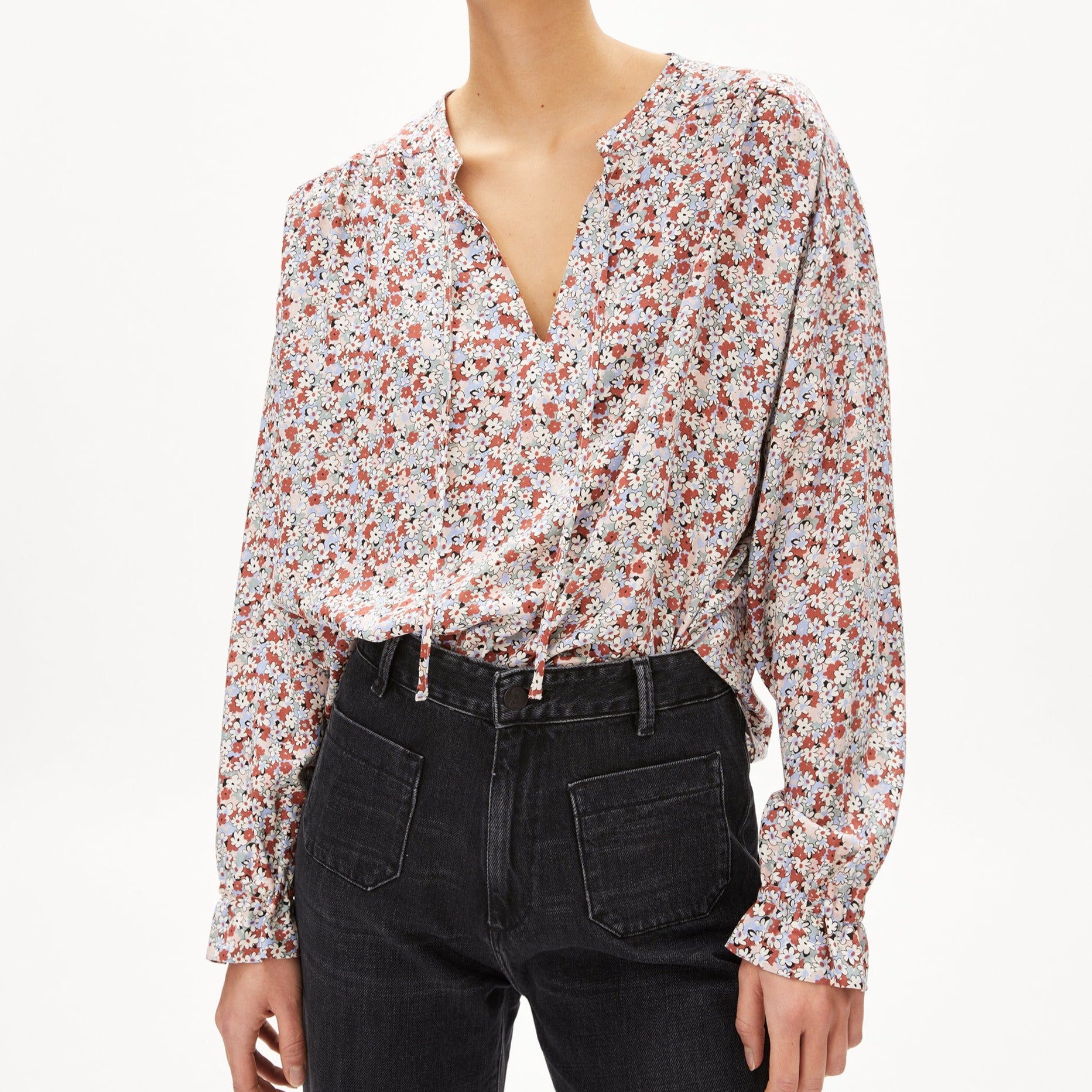 ARMEDANGELS Bluse Oversized Fit "ILICAA BOHEME" - oatmilk