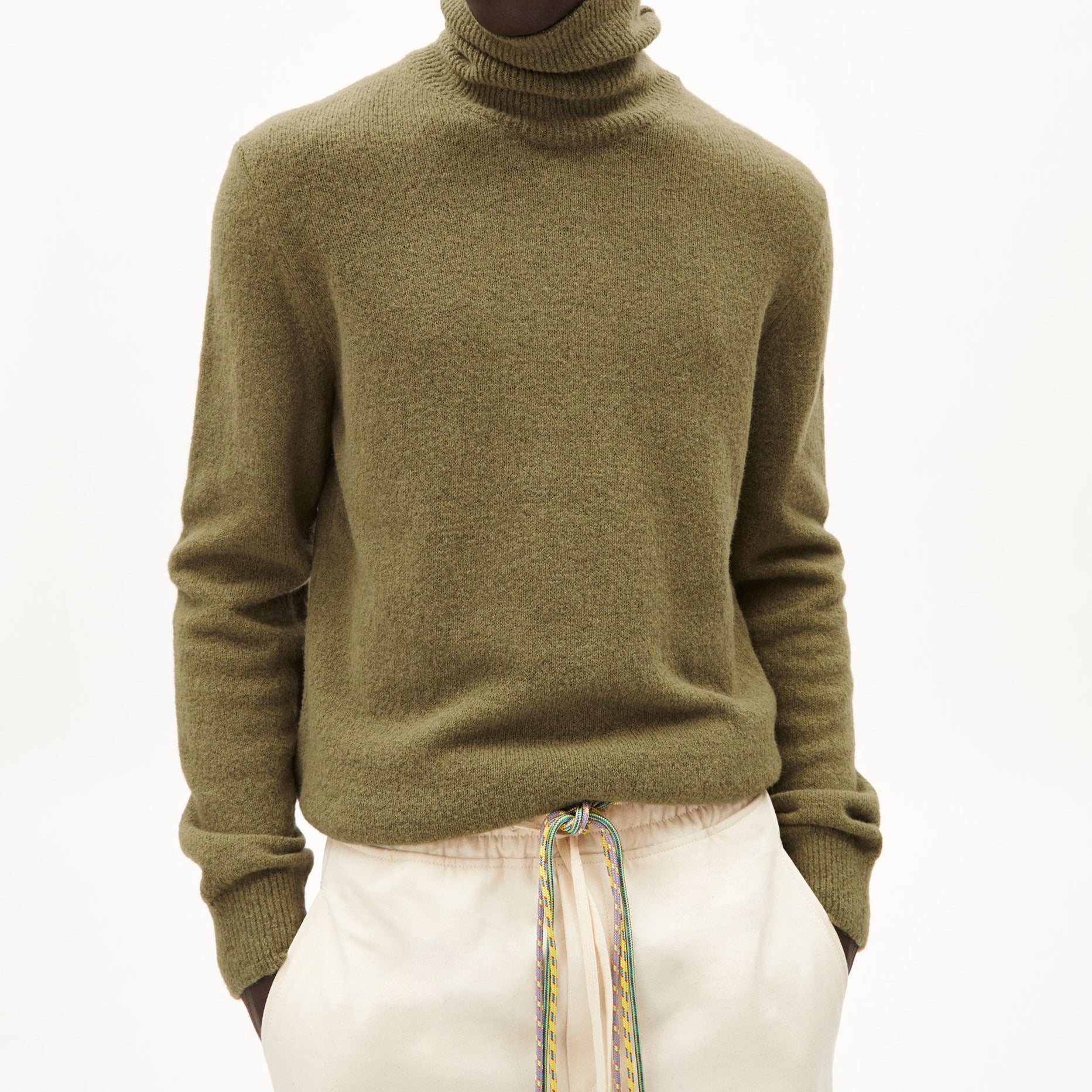 ARMEDANGELS Pullover Regular Fit "JAALO PREMIUM" - oliva