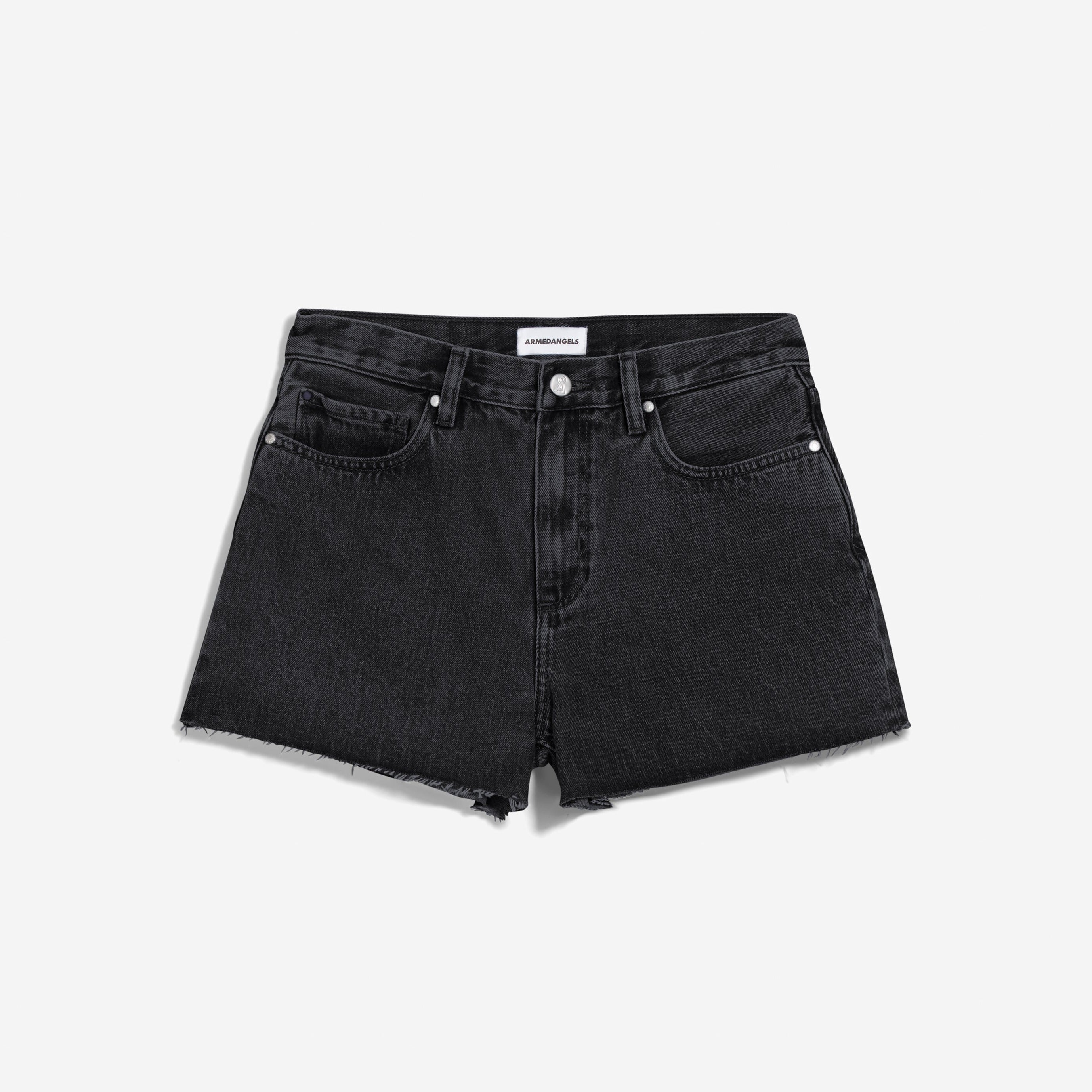 ARMEDANGELS Jeansshorts "MALEAA" - washed down black