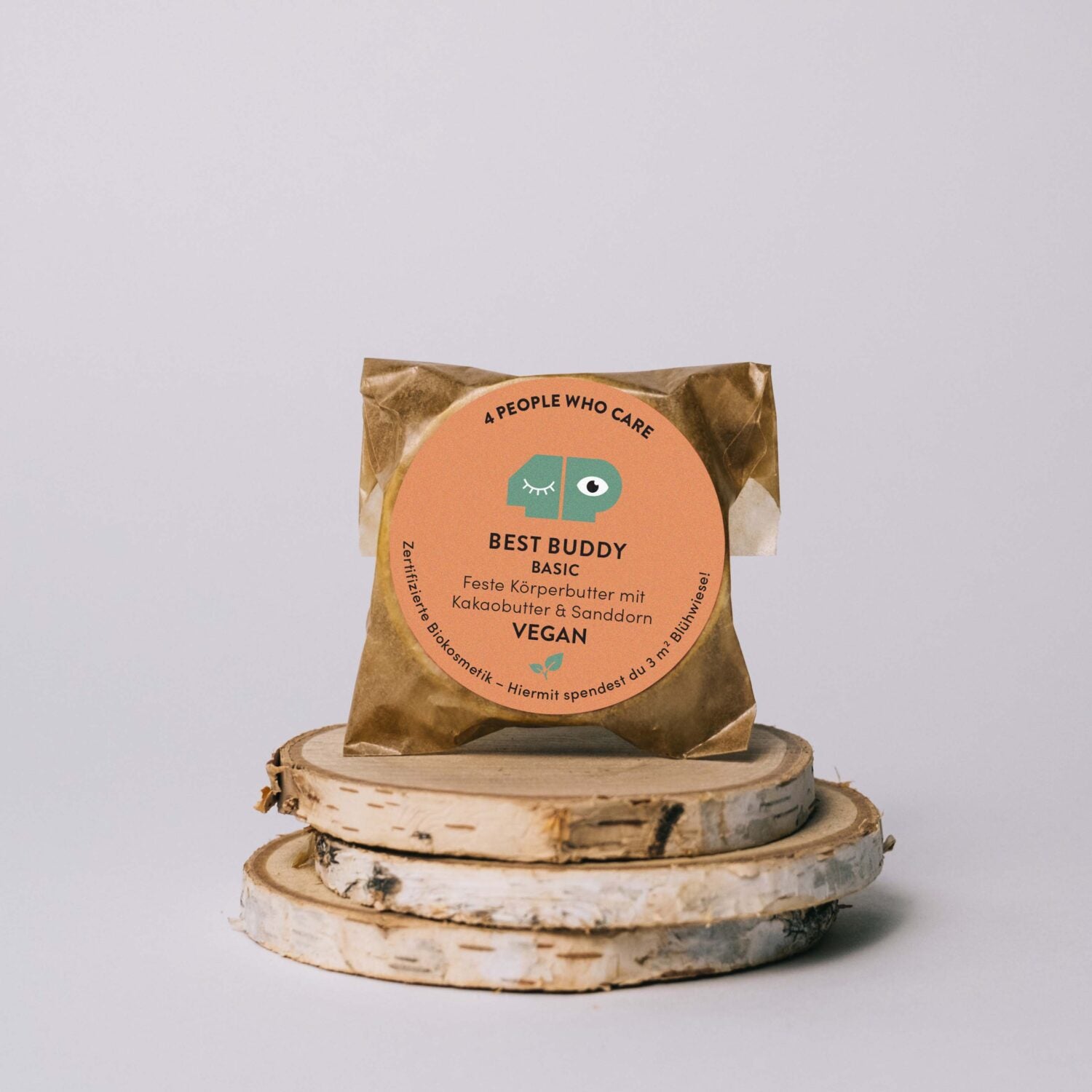 4peoplewhocare Feste Körperbutter VEGAN "Best Buddy BASIC" 50 g