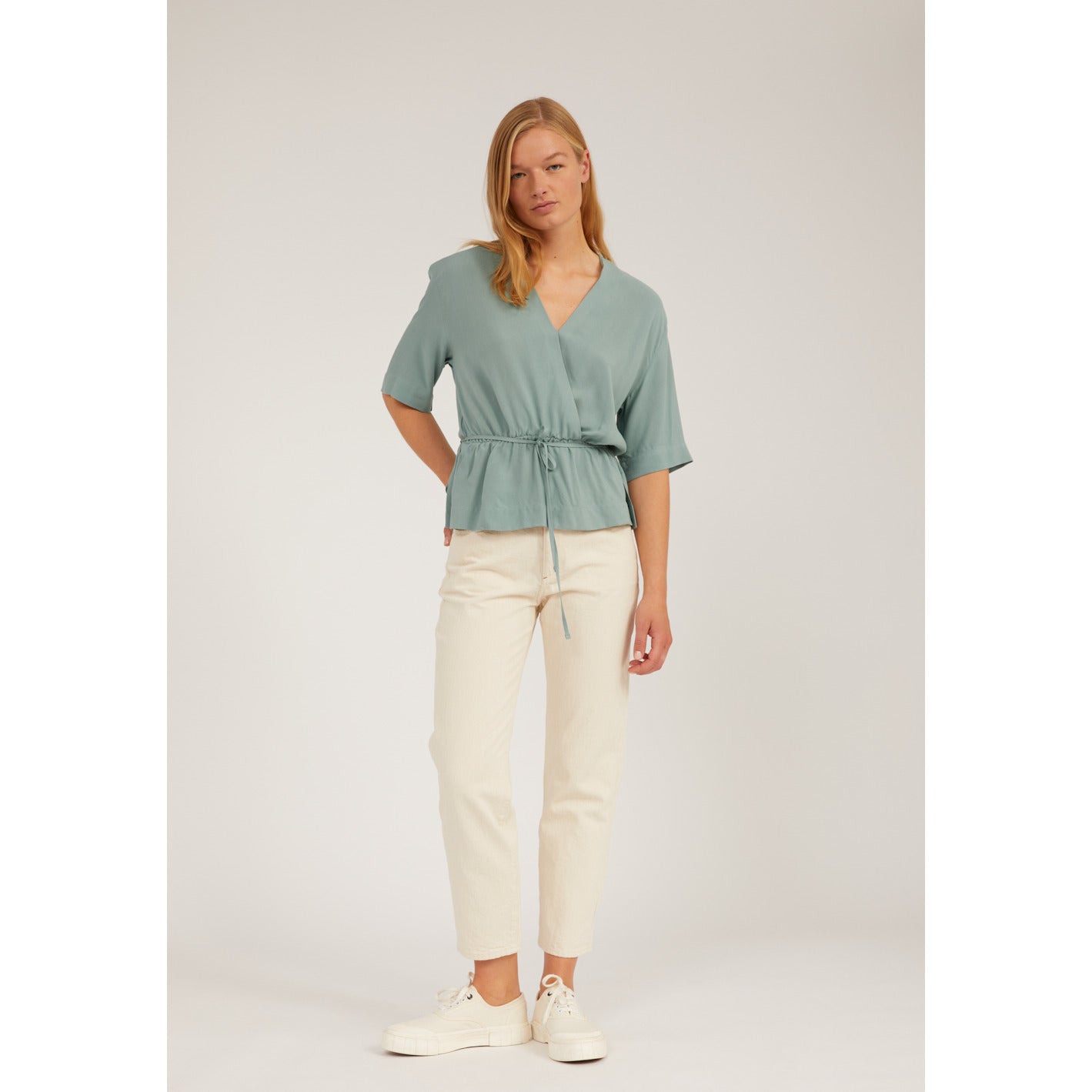 ARMEDANGELS Bluse YRSAA eucalyptus green (3)