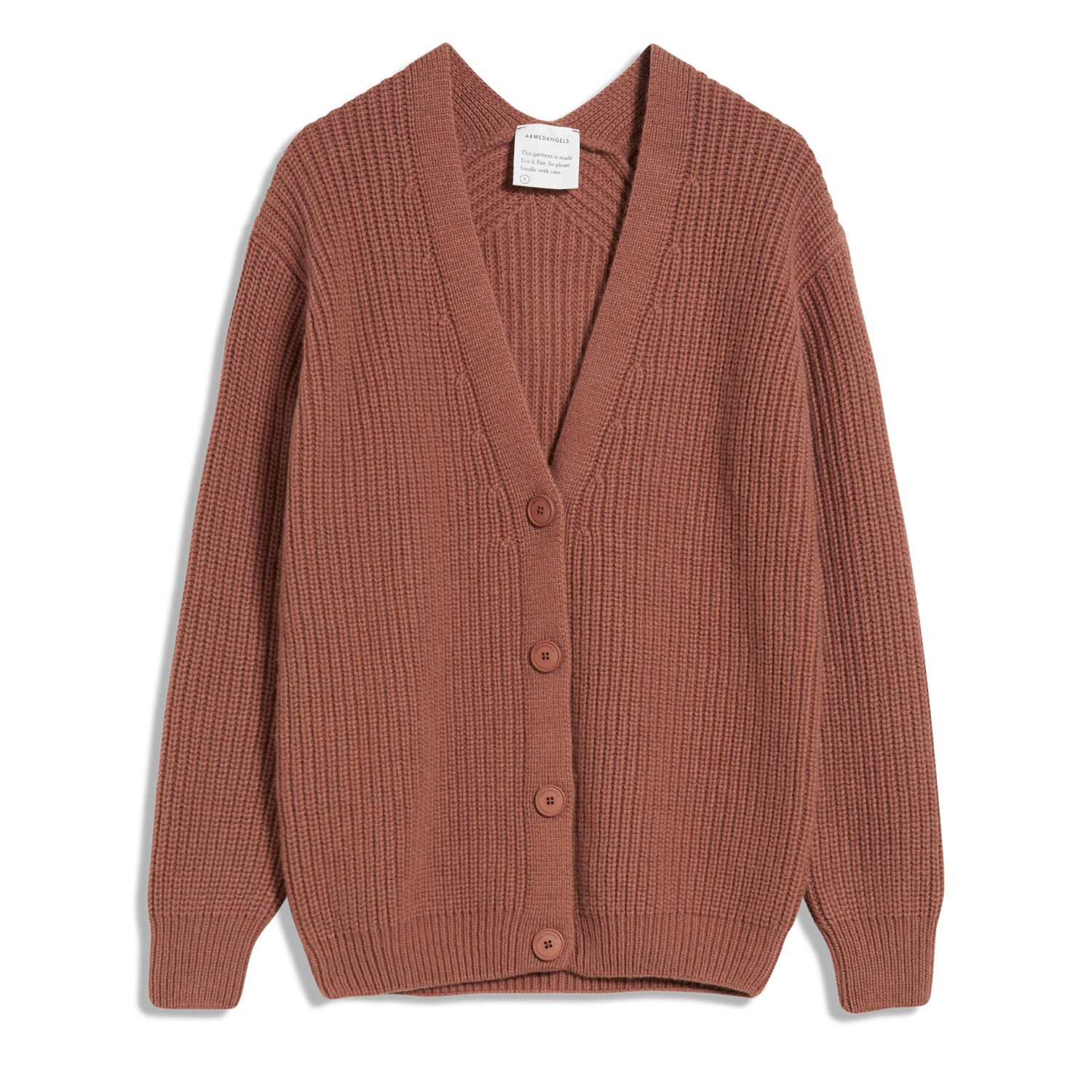ARMEDANGELS Damen Strickcardigan "MAIYAA" - copper glow copper-glow
