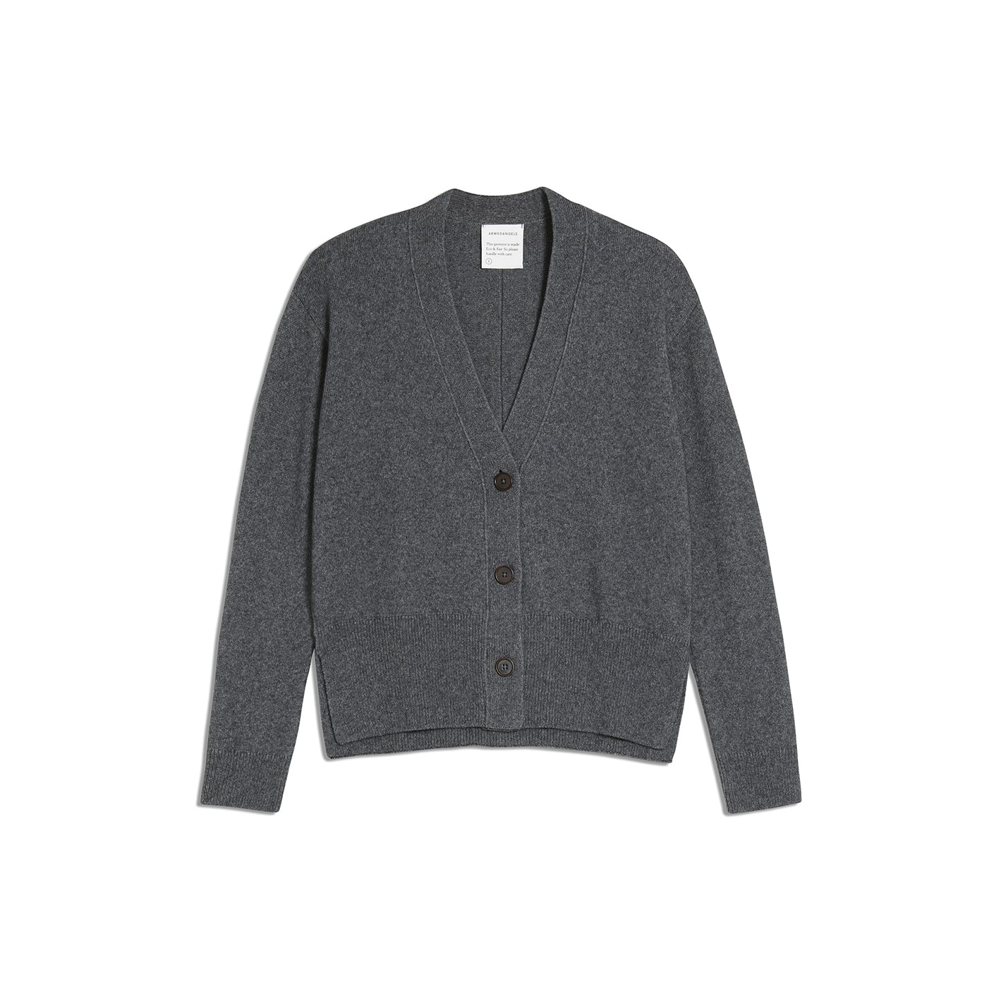 ARMEDANGELS Strickjacke "OLENKAA" mid grey melange