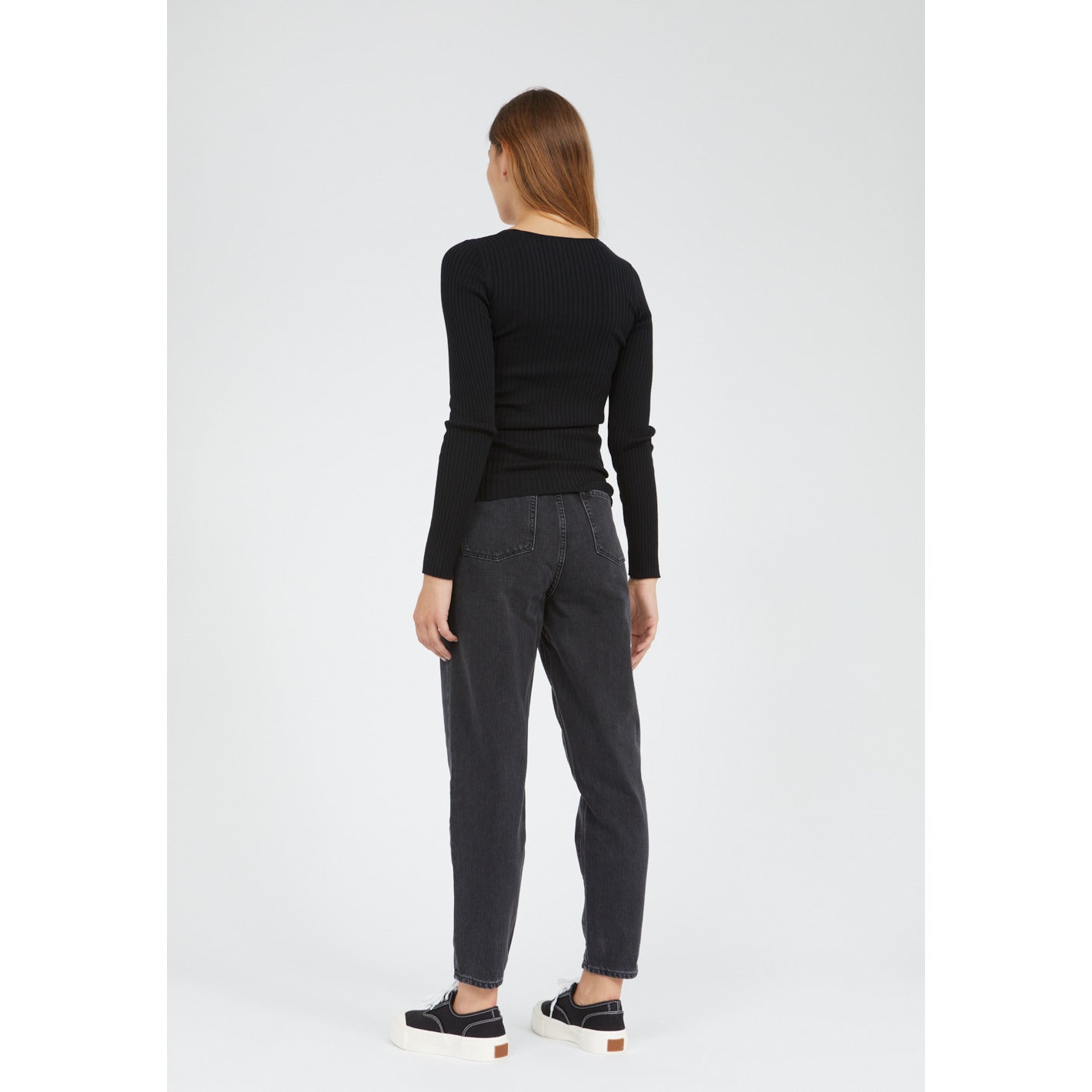 ARMEDANGELS Strickpullover ALAANI CREWNECK schwarz (4)