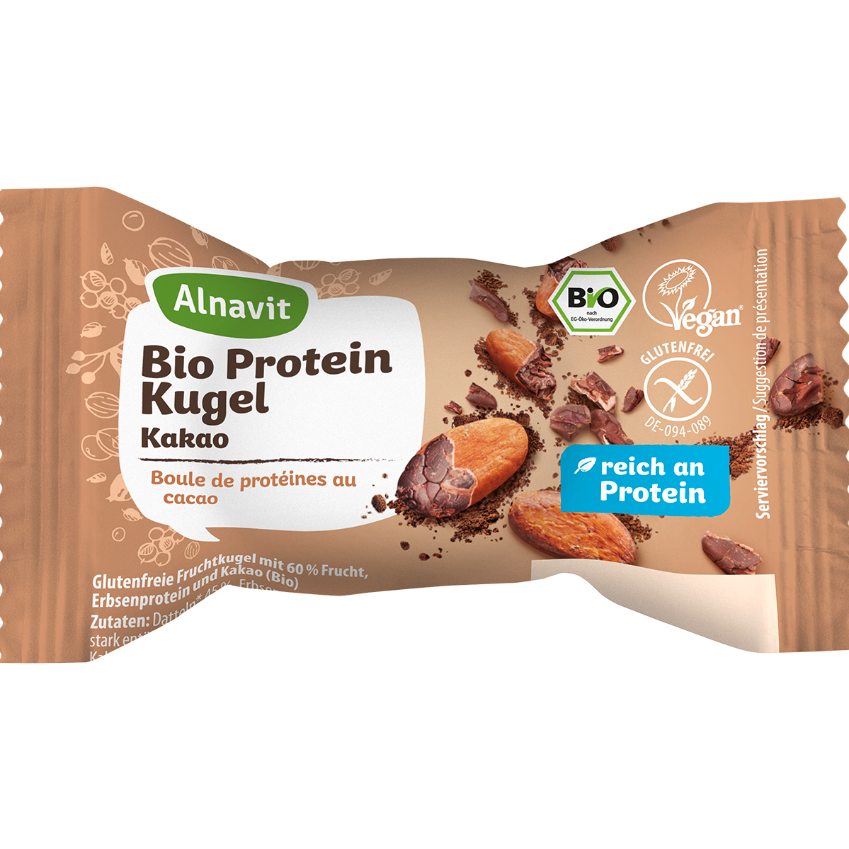 Alnavit Bio Protein Kugel Kakao