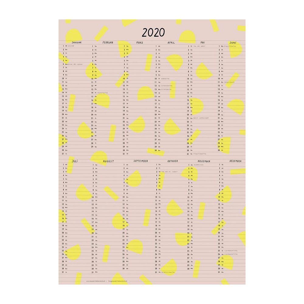 Anna Katharina Jansen Wende-Wandkalender 2020