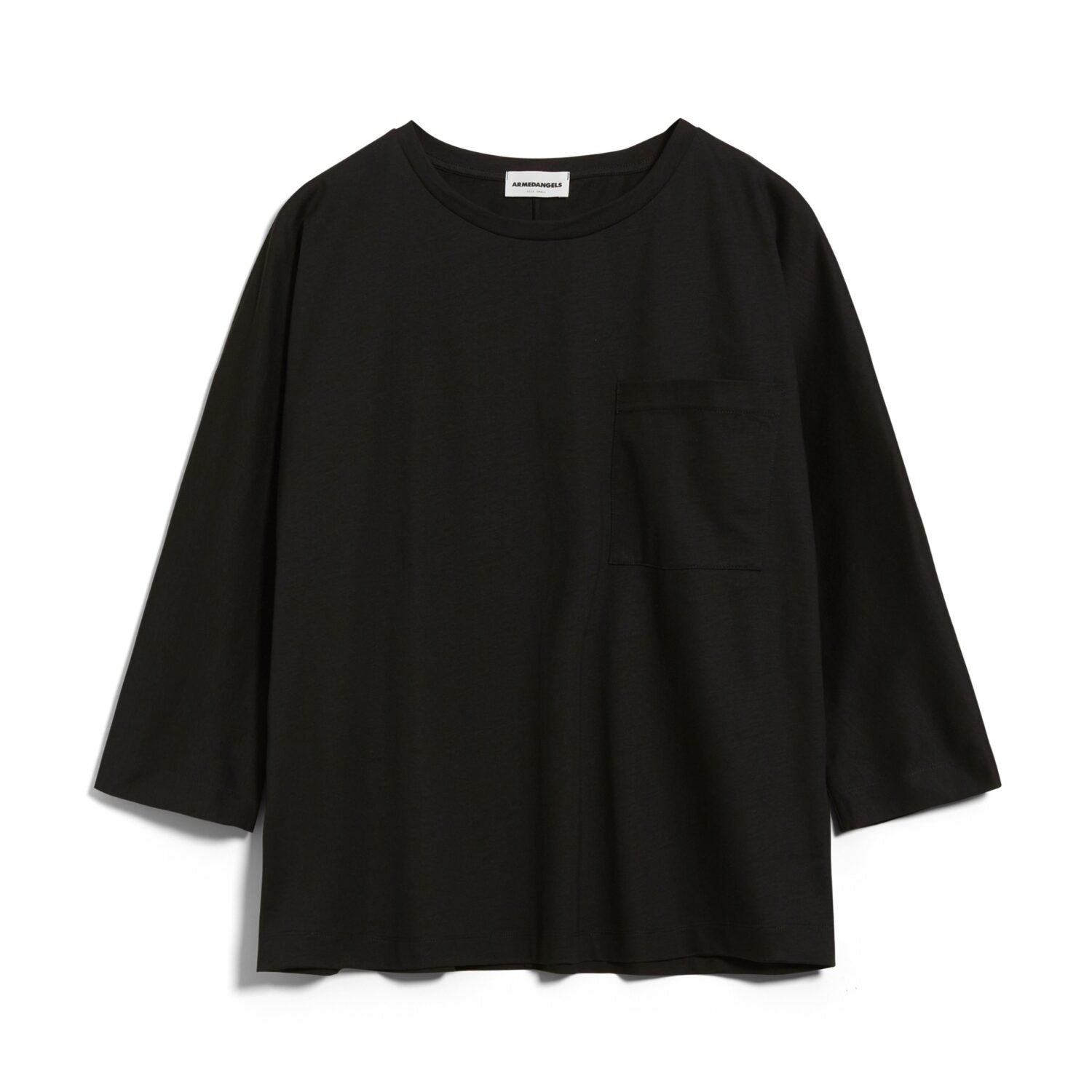 Armedangels_JULIKAA MERCERIZED_black_1