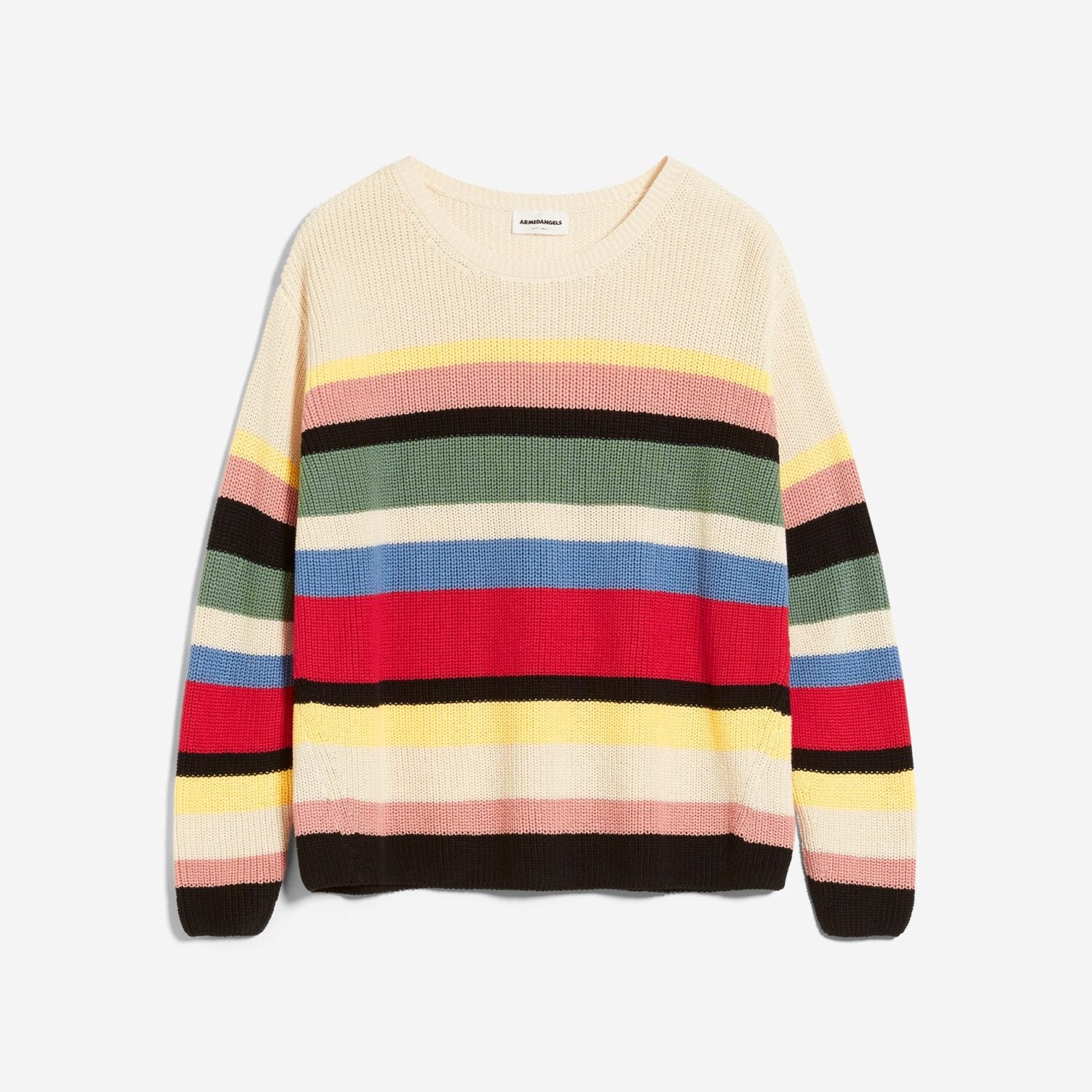 ARMEDANGELS Damen Strickpullover "NURIELLAA MULTICOLOR" - dark poppy-myrtales
