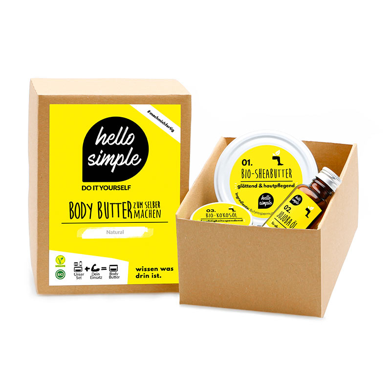 hello simple DIY Set Body Butter