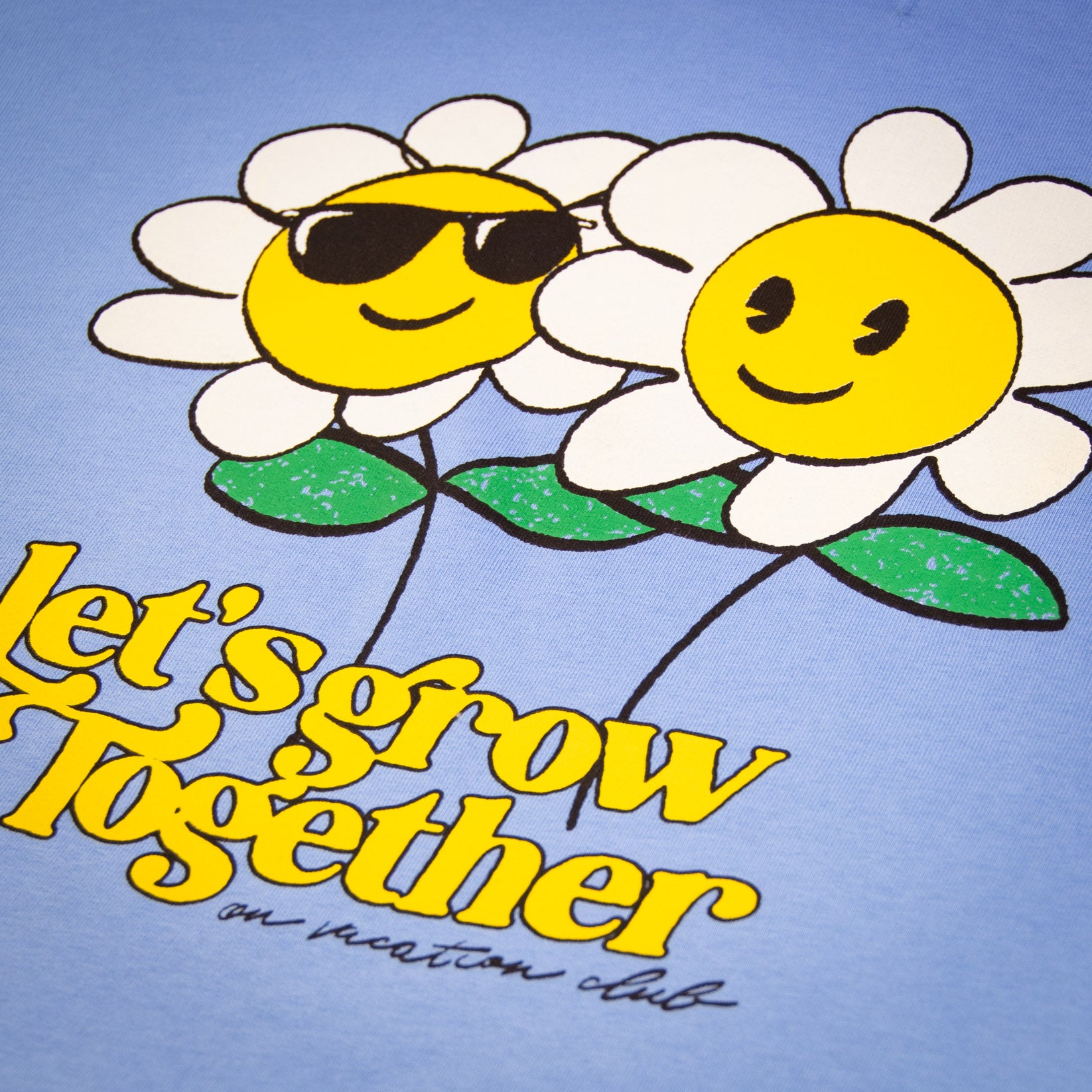 On Vacation Unisex T-Shirt "Let's Grow Together" - Sand