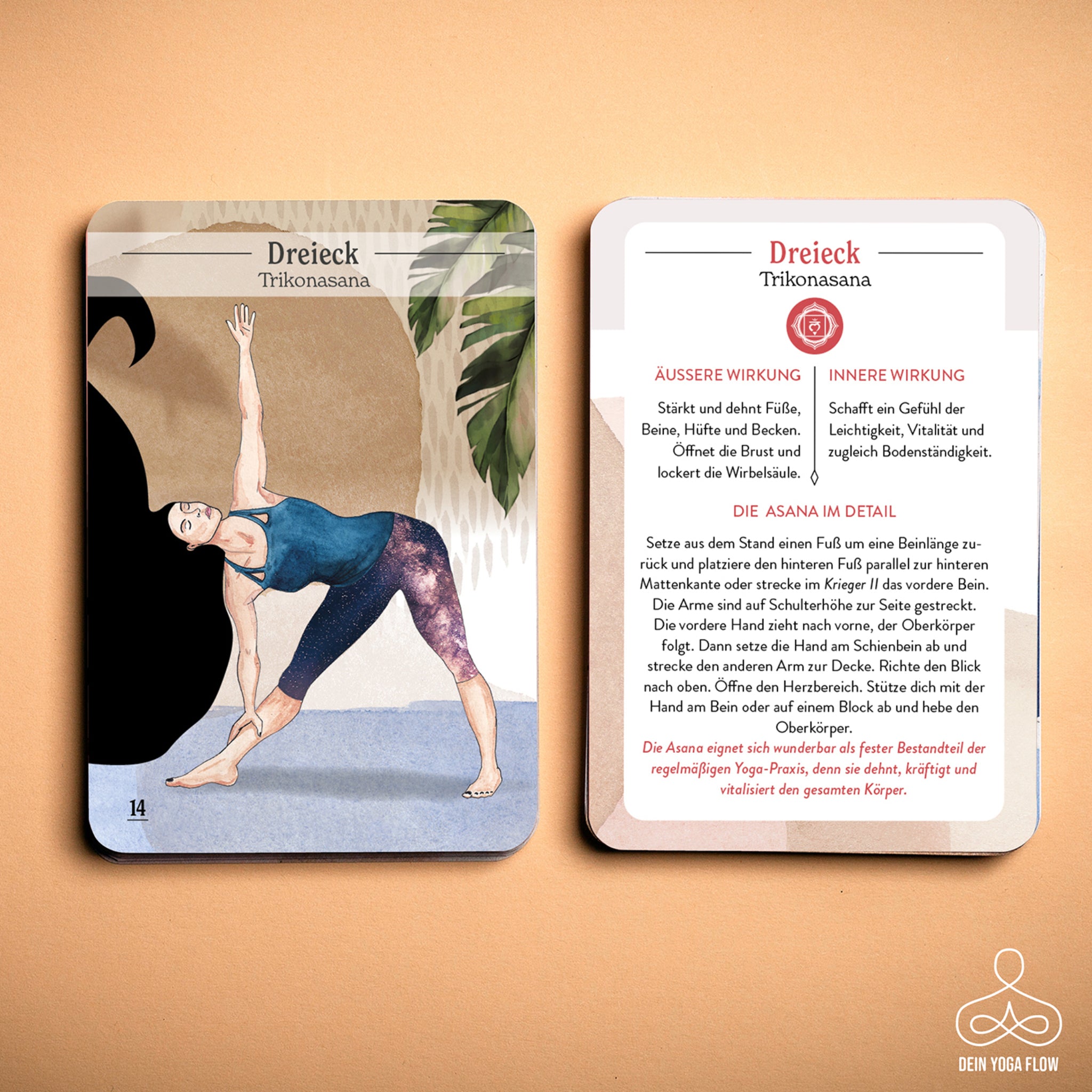 Dein Yoga Flow Asana-Kartenset