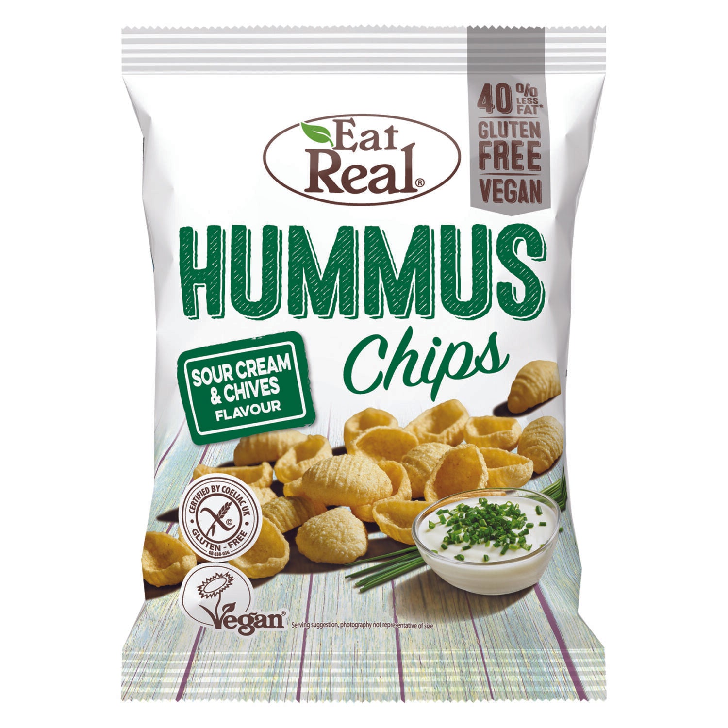 Eat Real Hummus Chips "Sour Cream &amp; Chives"