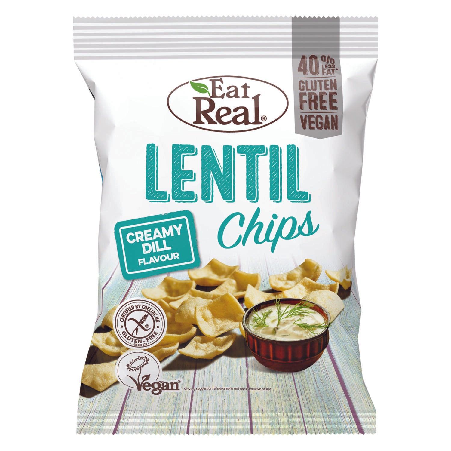 Eat Real Lentil Chips "Creamy Dill"