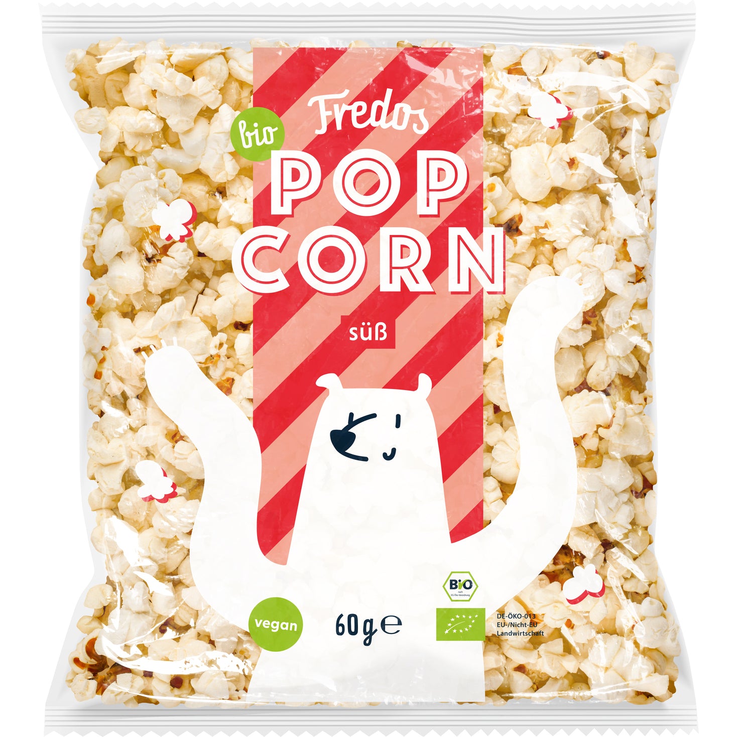 Fredos Bio-Popcorn süß