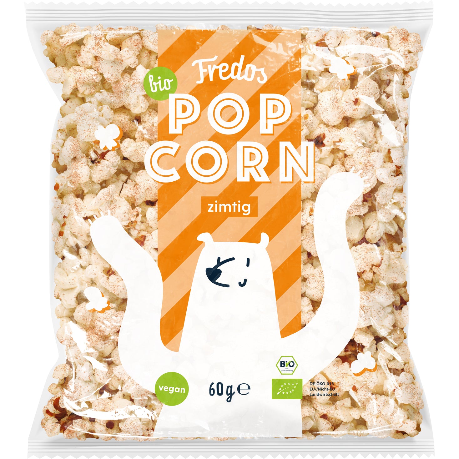 Fredos Bio-Popcorn zimtig