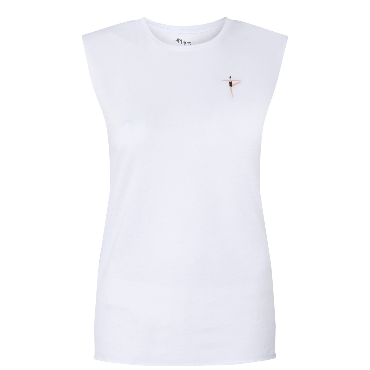 Hey Honey Muscle Tank Top "Yogini" Toe M