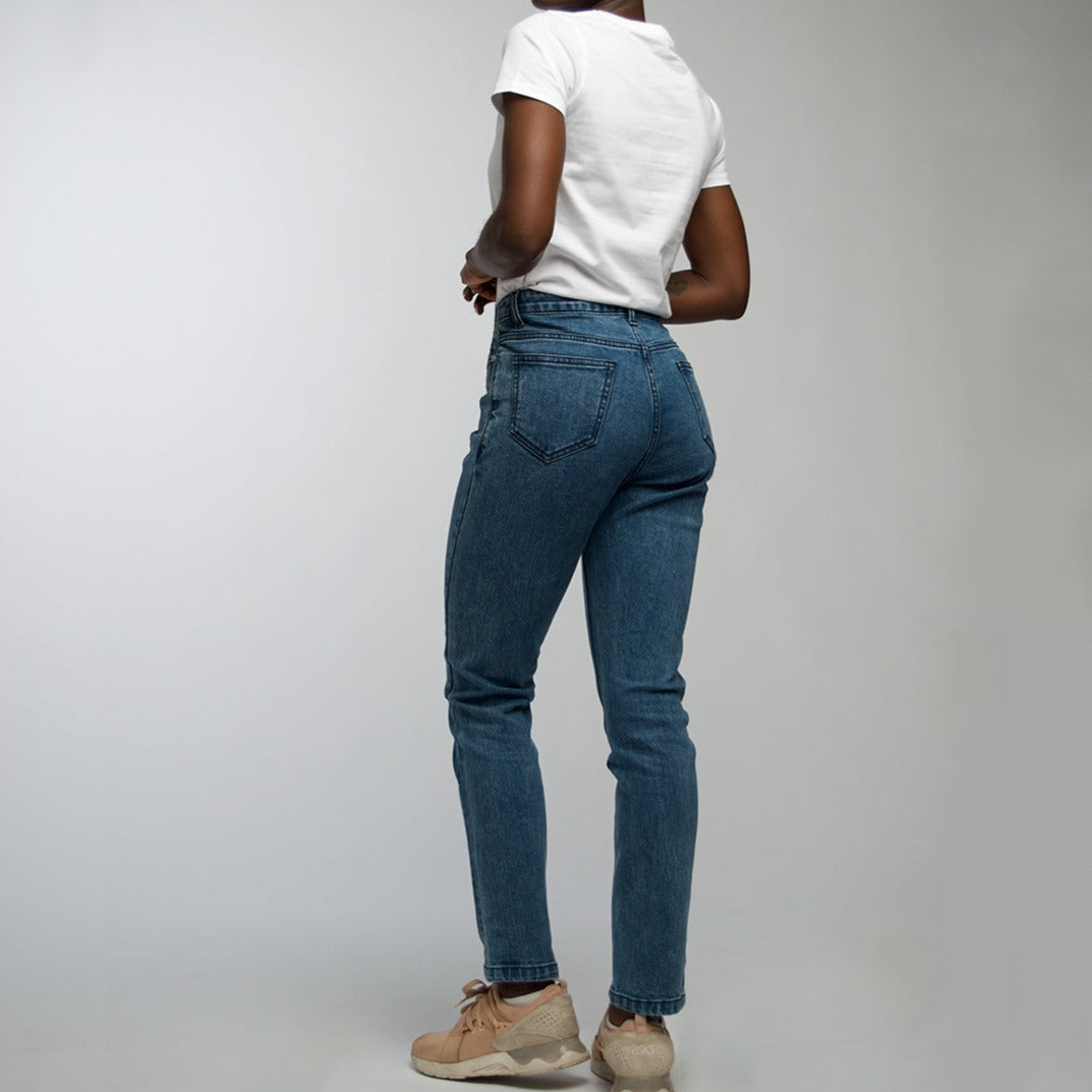 Honest Basics Women Slim Jeans light blue (4)
