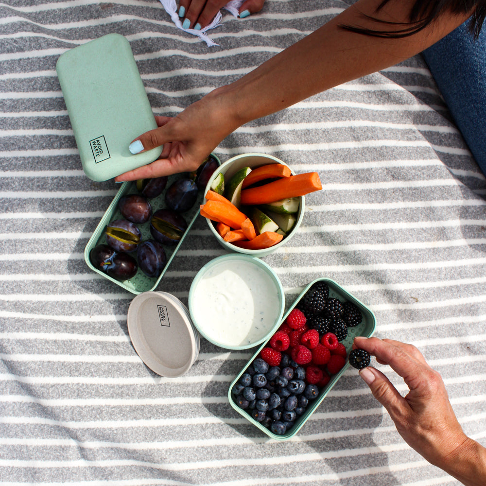 Avoidwaste Lunchbox mit Weizenstroh