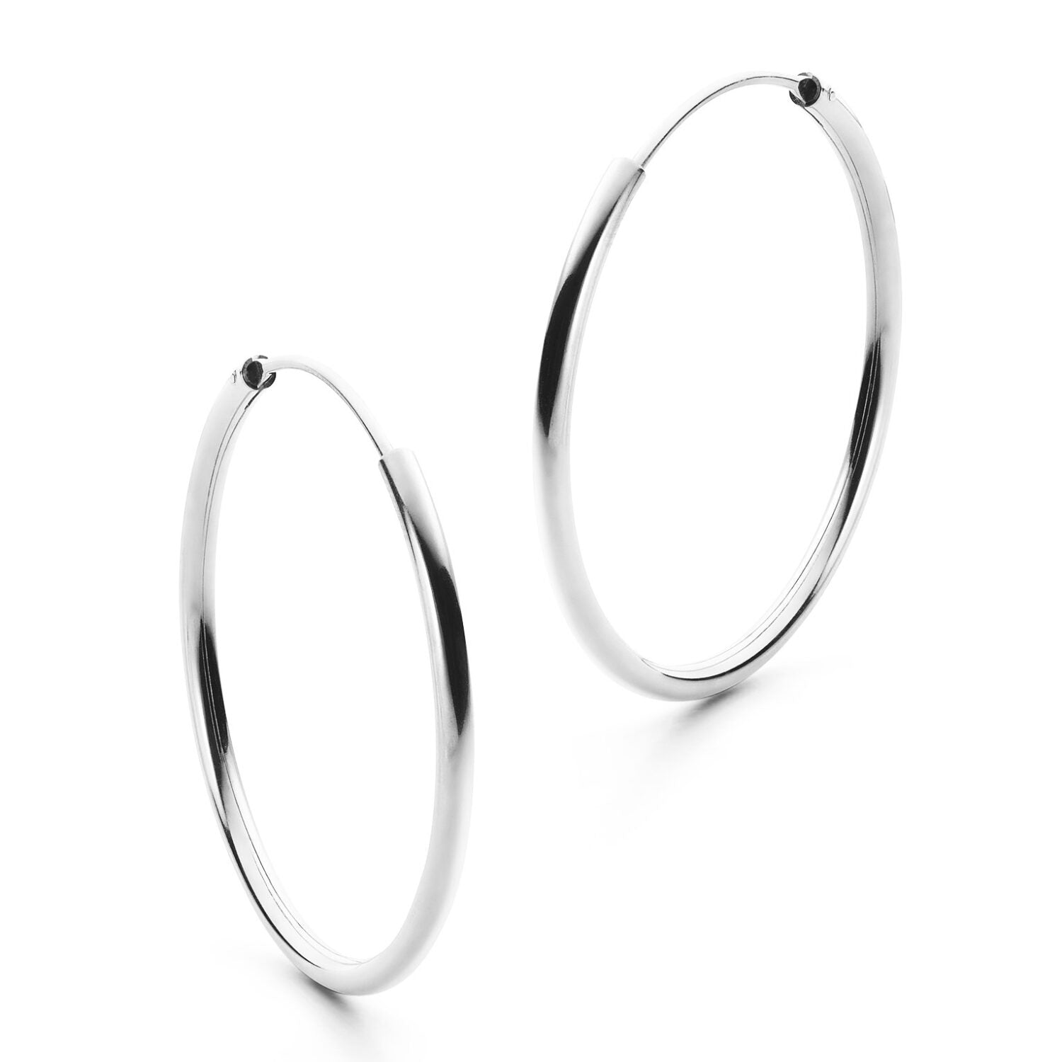Jukserei Ohrringe "Hoop Big" Silber