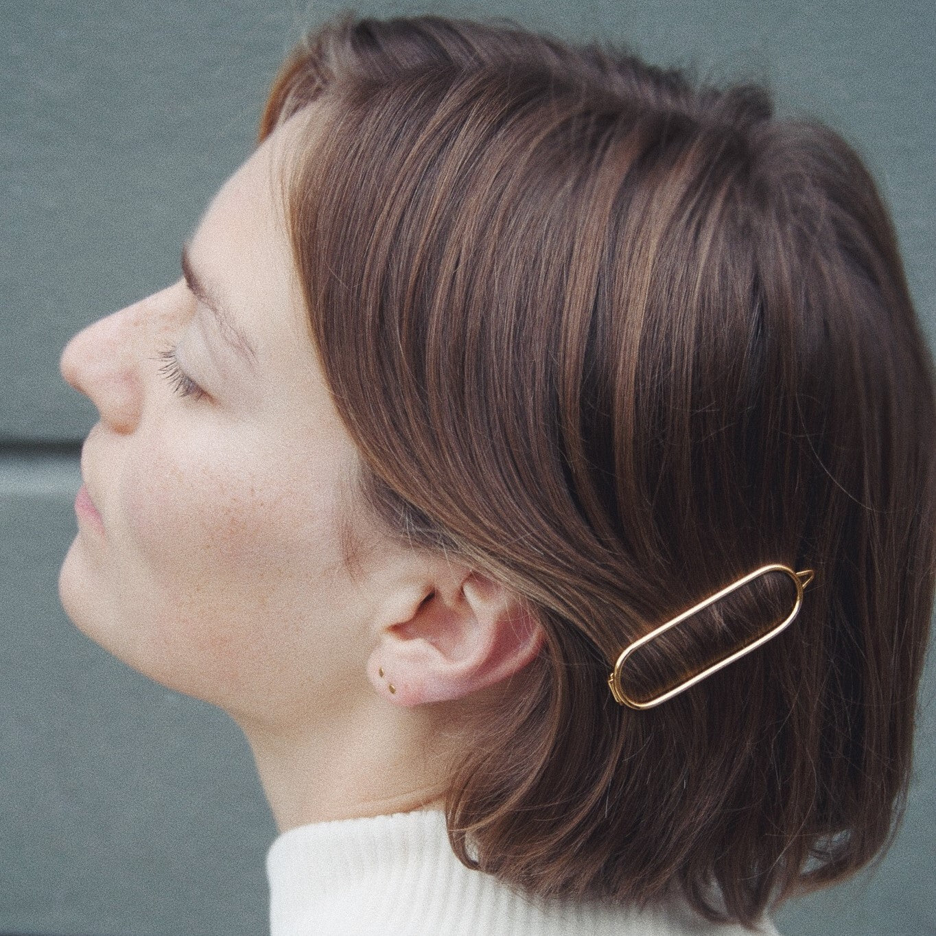 Jukserei Haarspange "Lupe" - Gold