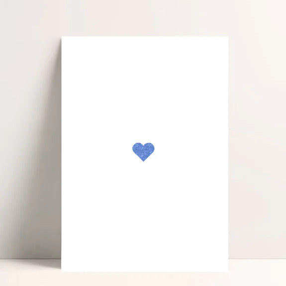 Jukserei_Postkarte_Heart_Blue