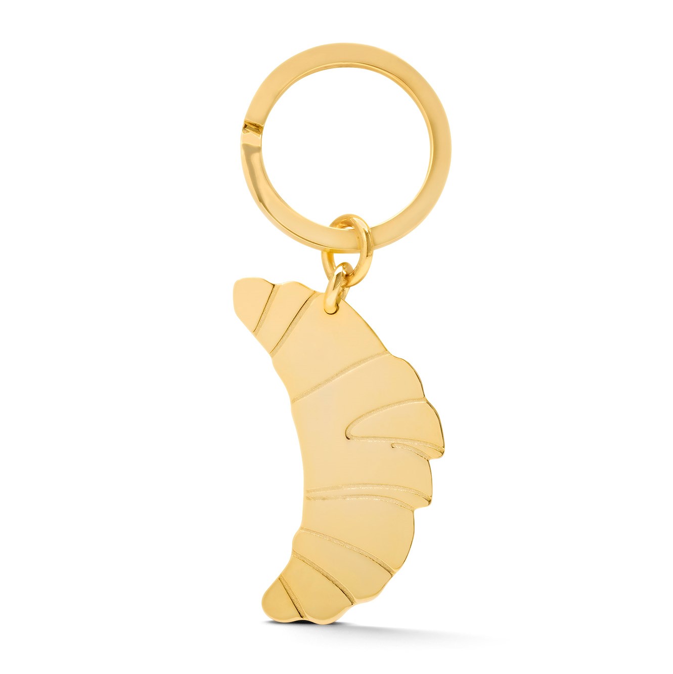 Jukserei Schlüsselanhänger "Croissant" - Gold