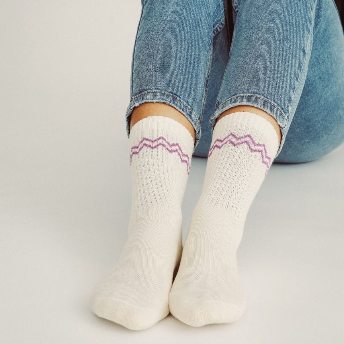 Jutelaune Socken "Zig Zag"