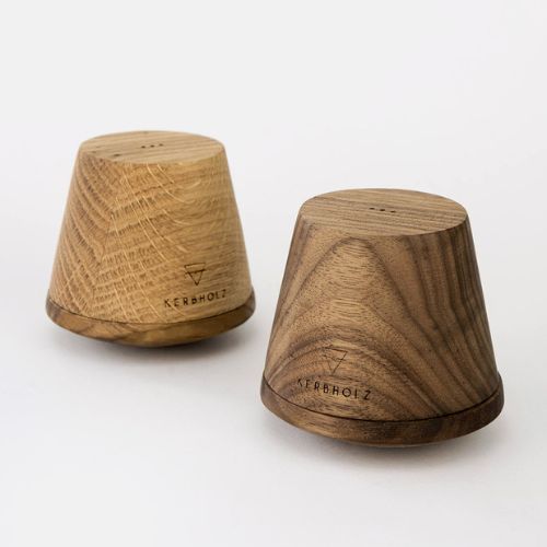 KERBHOLZ Salz- & Pfefferstreuer "PIKKANT" - Walnut - Oak
